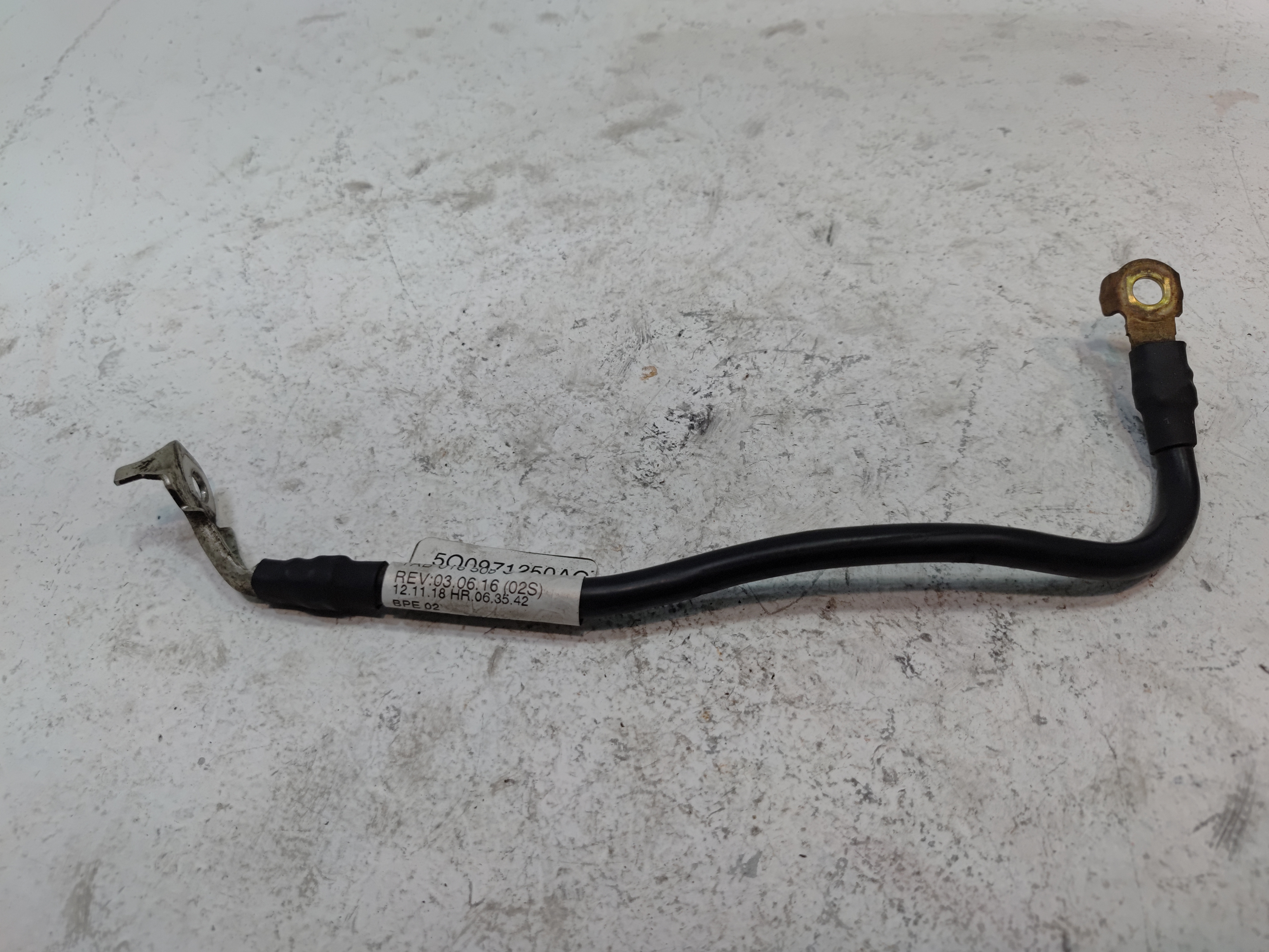 2018-2023 VOLKSWAGEN ATLAS BATTERY GROUND CABLE STRAP WIRE GRB WIRING OEM