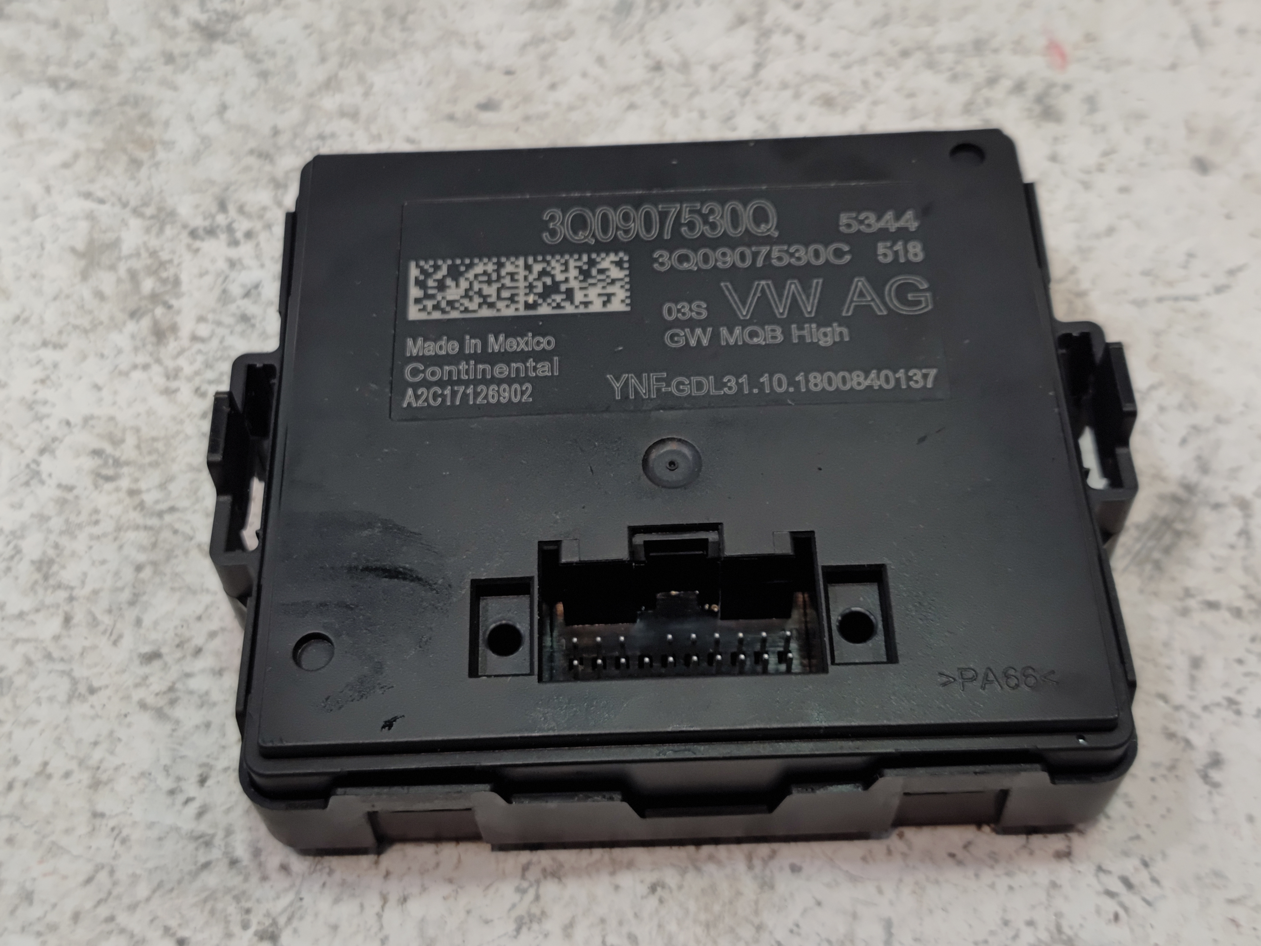 19 VOLKSWAGEN ATLAS SE GATEWAY INTERFACE COMPUTER CONTROL MODULE UNIT OEM