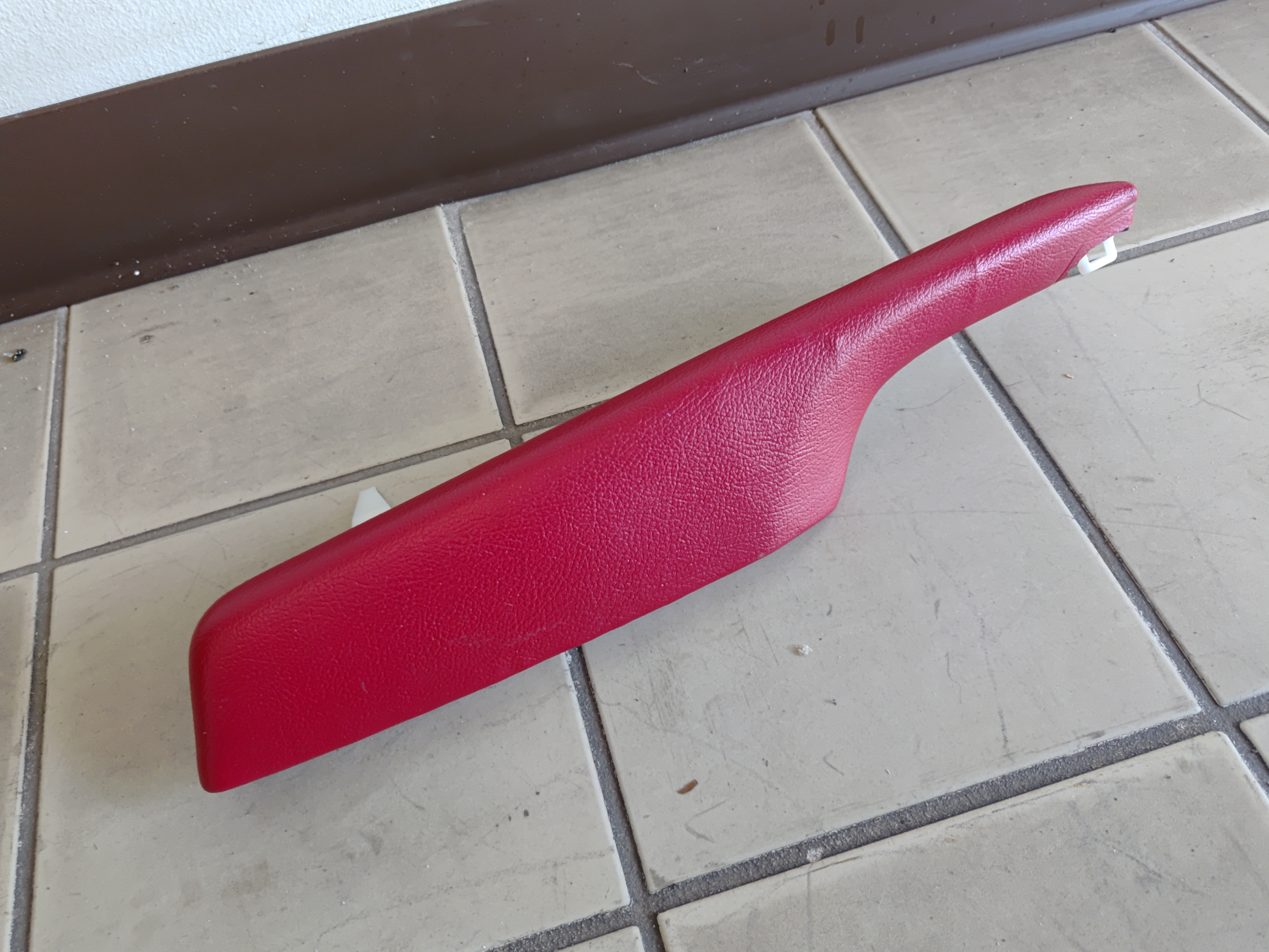 2018-2024 Toyota Camry Rear Right Passenger Door Armrest Leather Red OEM