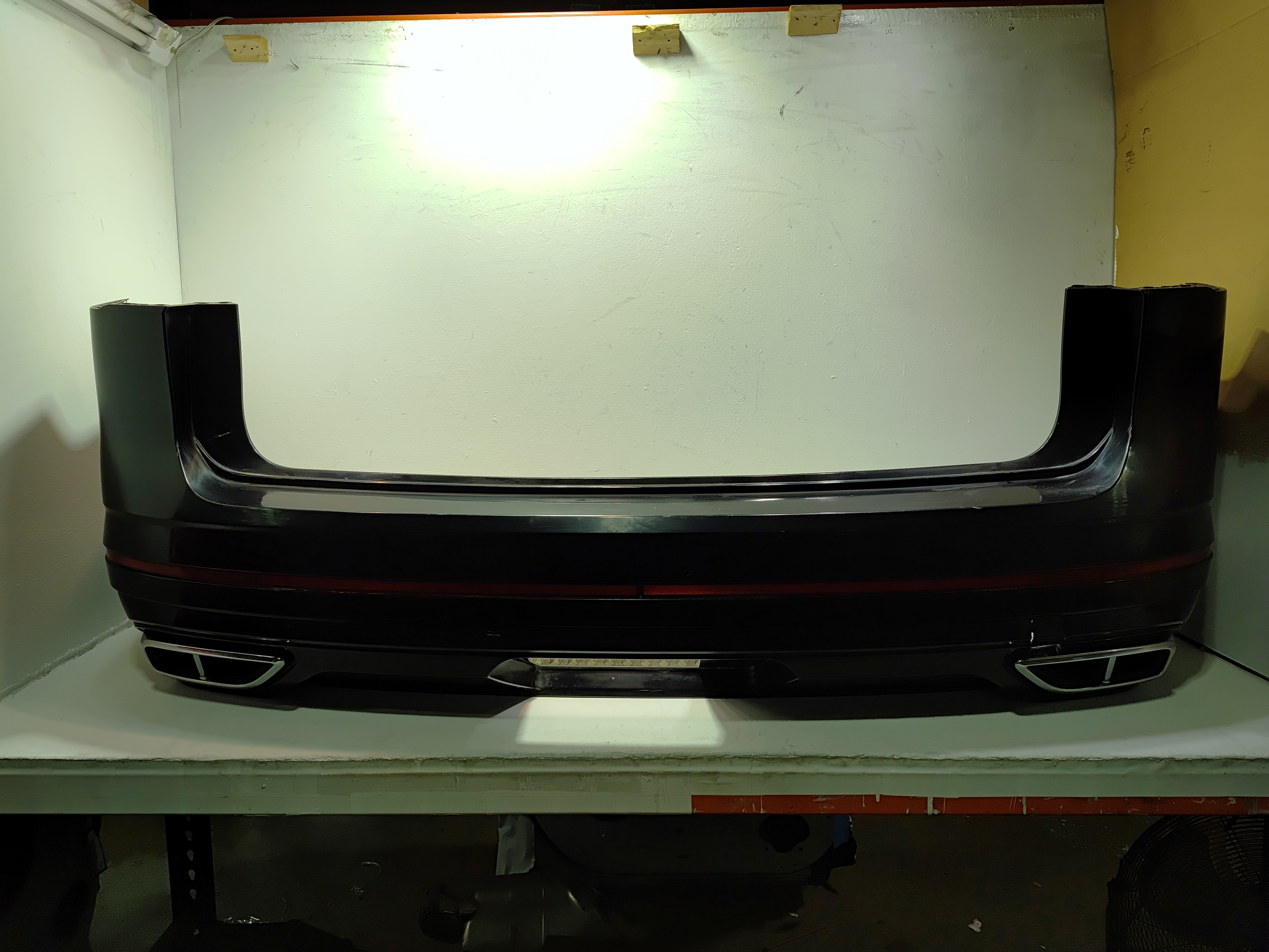 2021 Volkswagen Atlas Rear Bumper Cover w/Park Sensors OEM