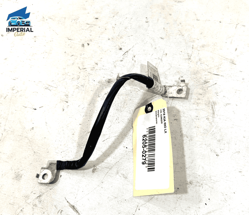Left Driver Side Ground Negative Cable Wiring Kia Rio LX 1.6L 2018-2020 OEM Left Driver Side Ground Negative Cable Wiring Kia Rio LX 1.6L 2018-2020 OEM