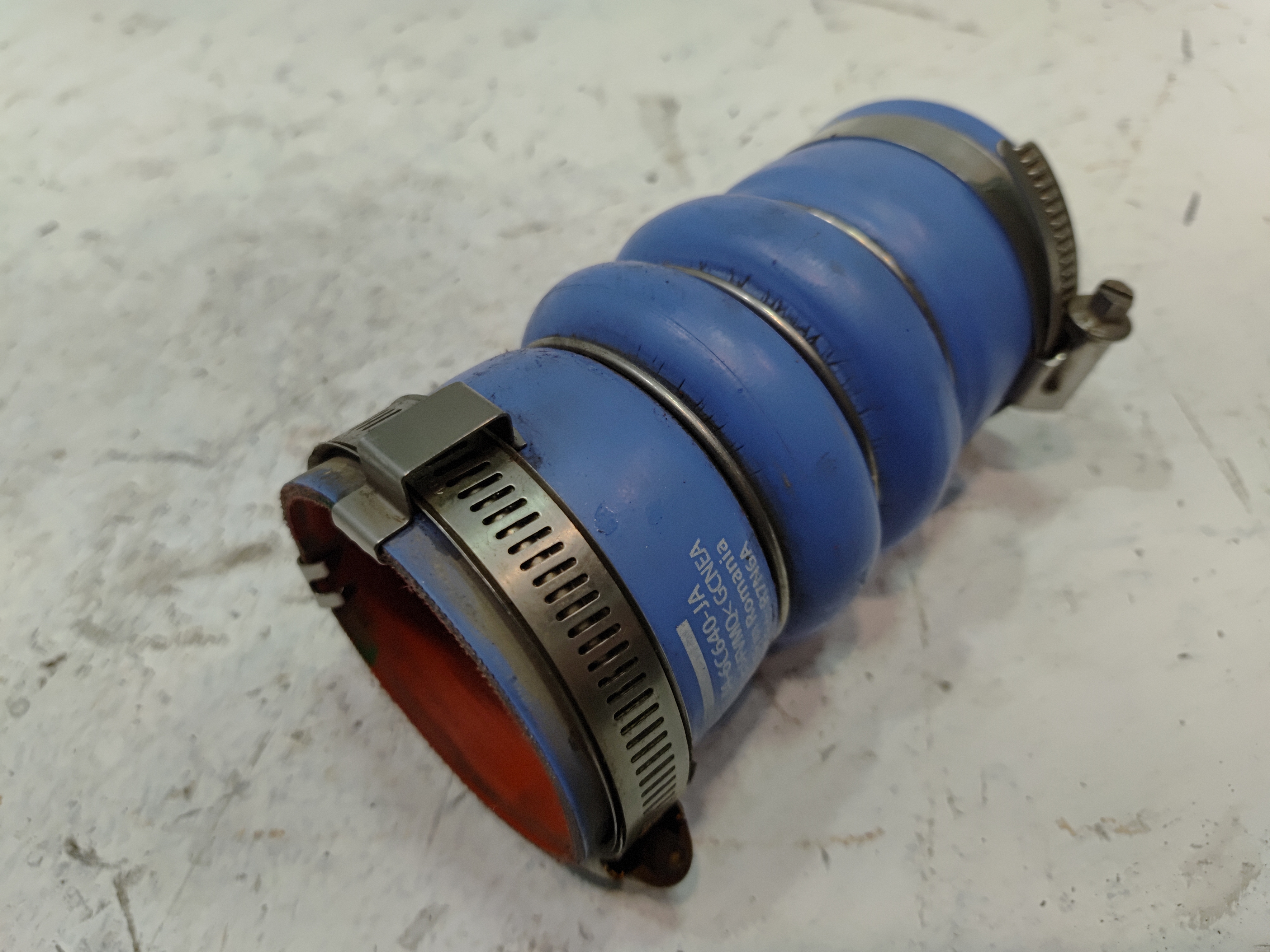 2018-2020 FORD F-150 TURBO INTERCOOLER LOWER HOSE ADAPTER PIPE OEM