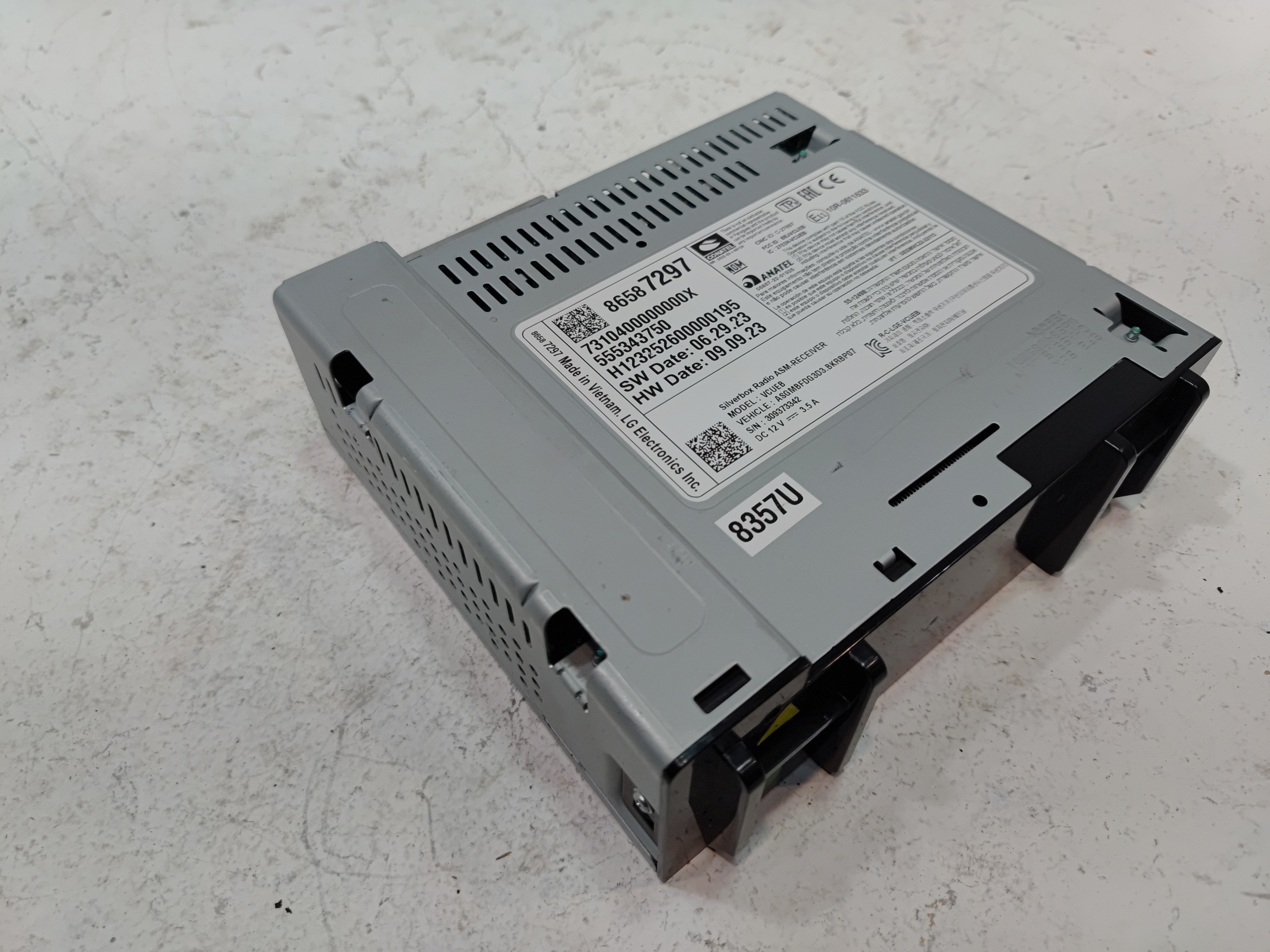 2024 BUICK ENVISTA STEREO RADIO RECEIVER CONTROL MODULE UNIT OEM