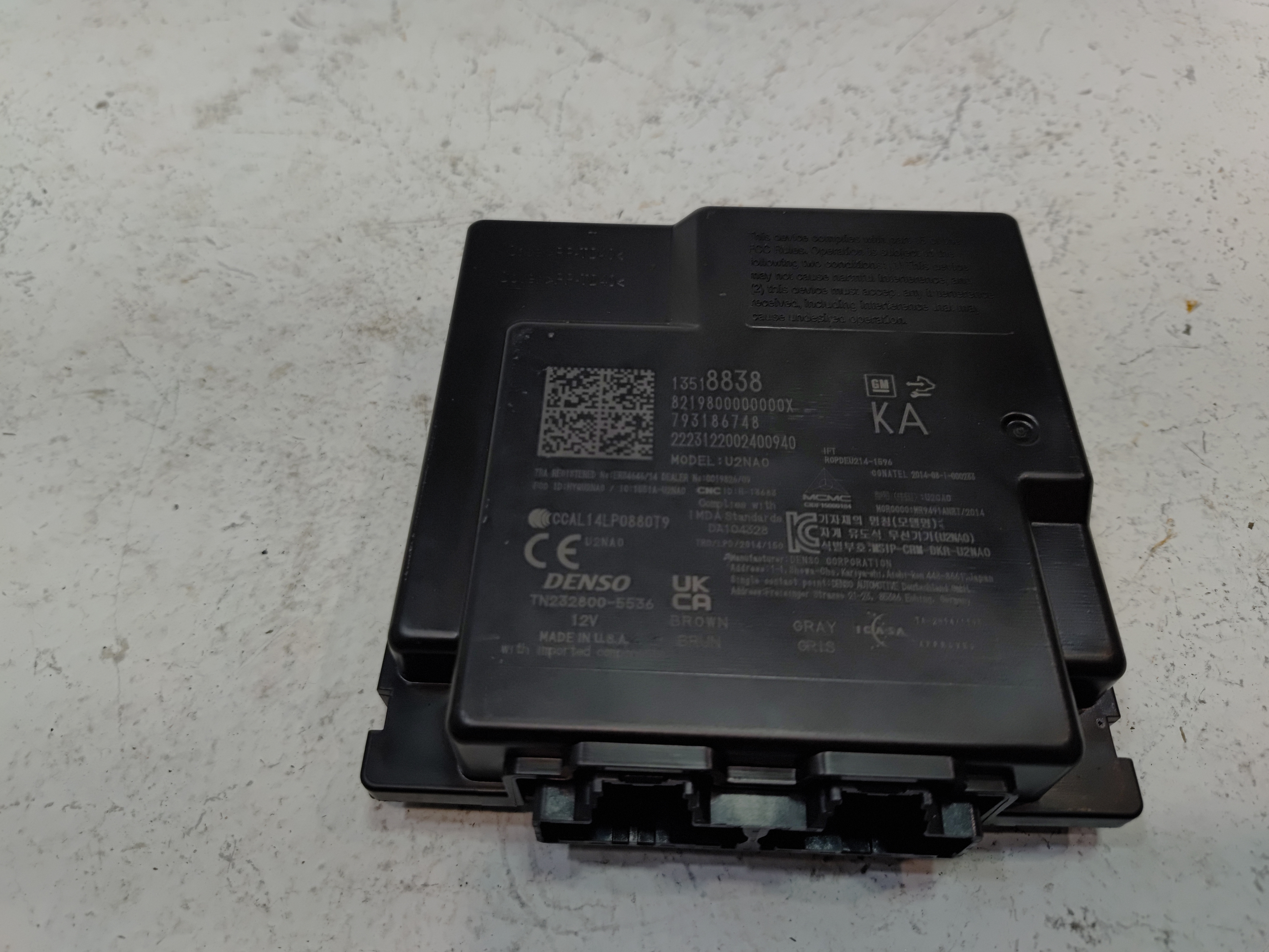 2024-2025 BUICK ENVISTA KEYLESS ENTRY COMPUTER CONTROL MODULE UNIT OEM