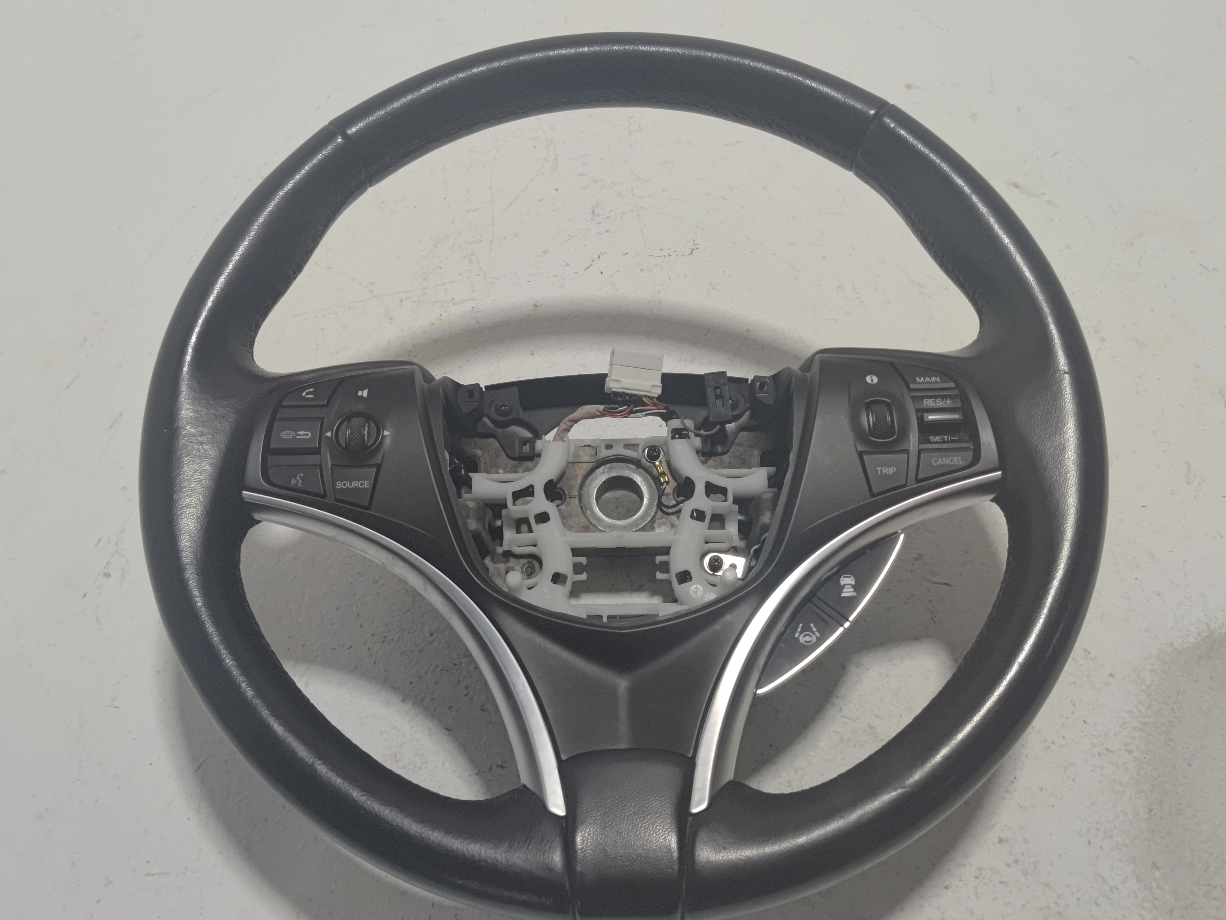 2014-2018 Acura MDX Leather Steering Wheel & Switch Button OEM