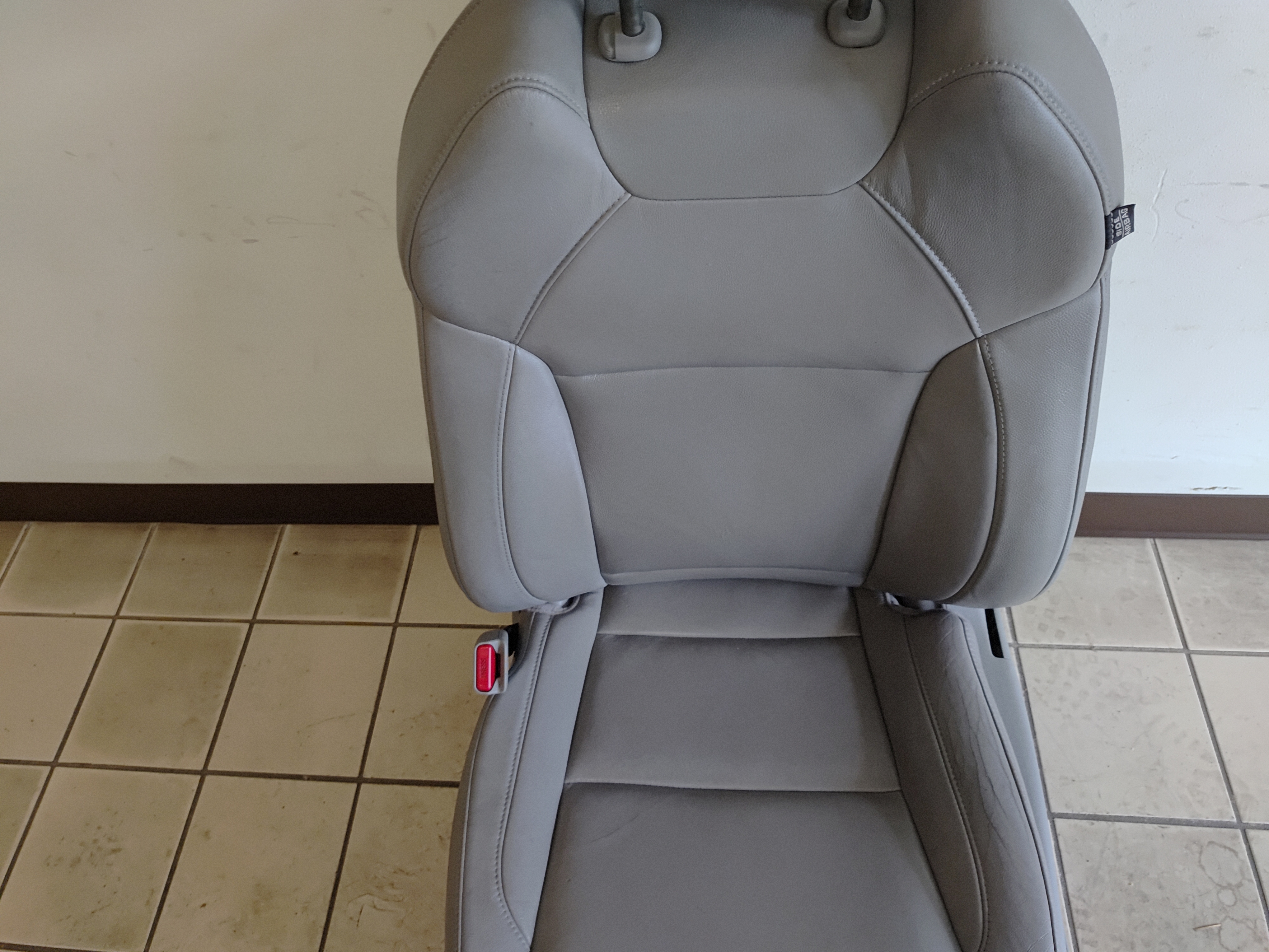 2017 ACURA MDX FRONT LEFT DRIVER SIDE SEAT GRAY LEATHER OEM