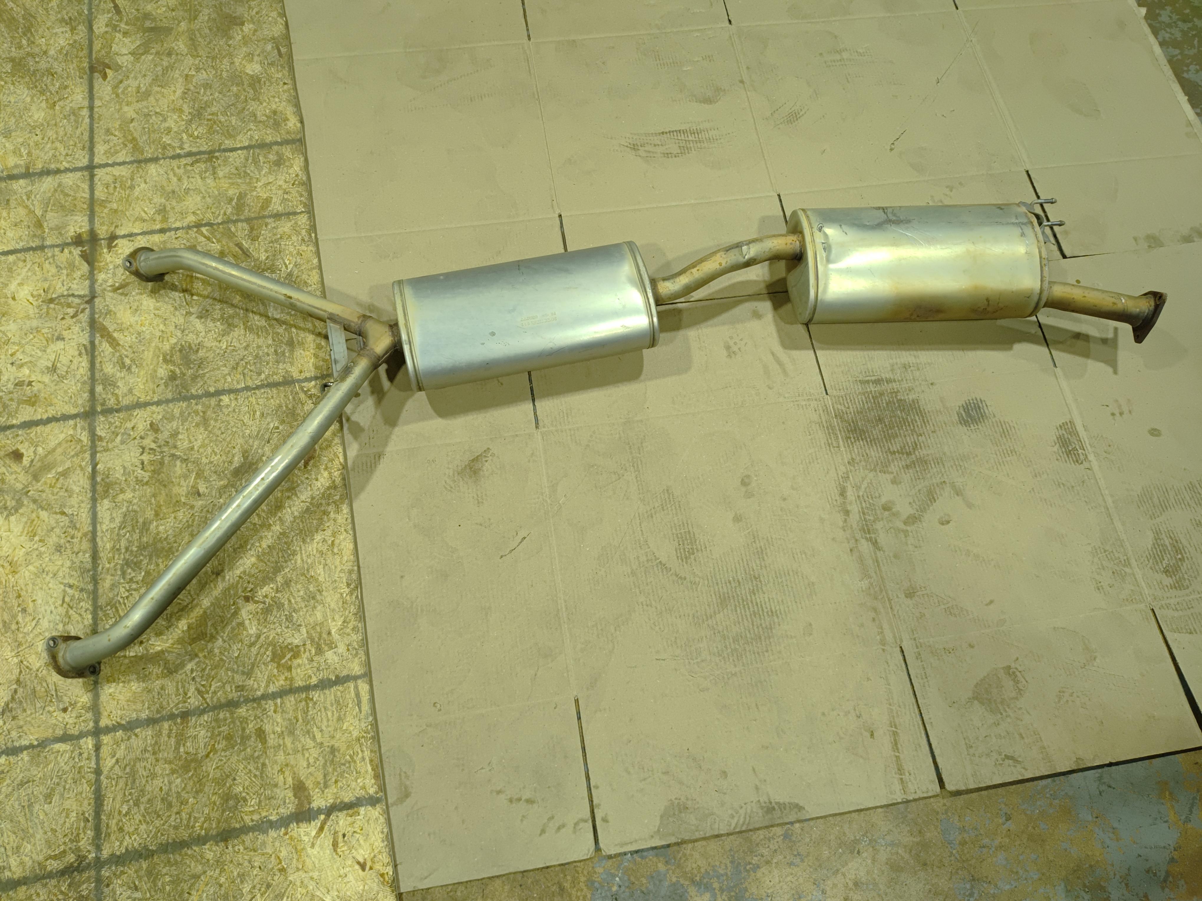 2017-2020 Acura MDX 3.5L Gas Exhaust System Muffler Resonator Tube Pipe OEM