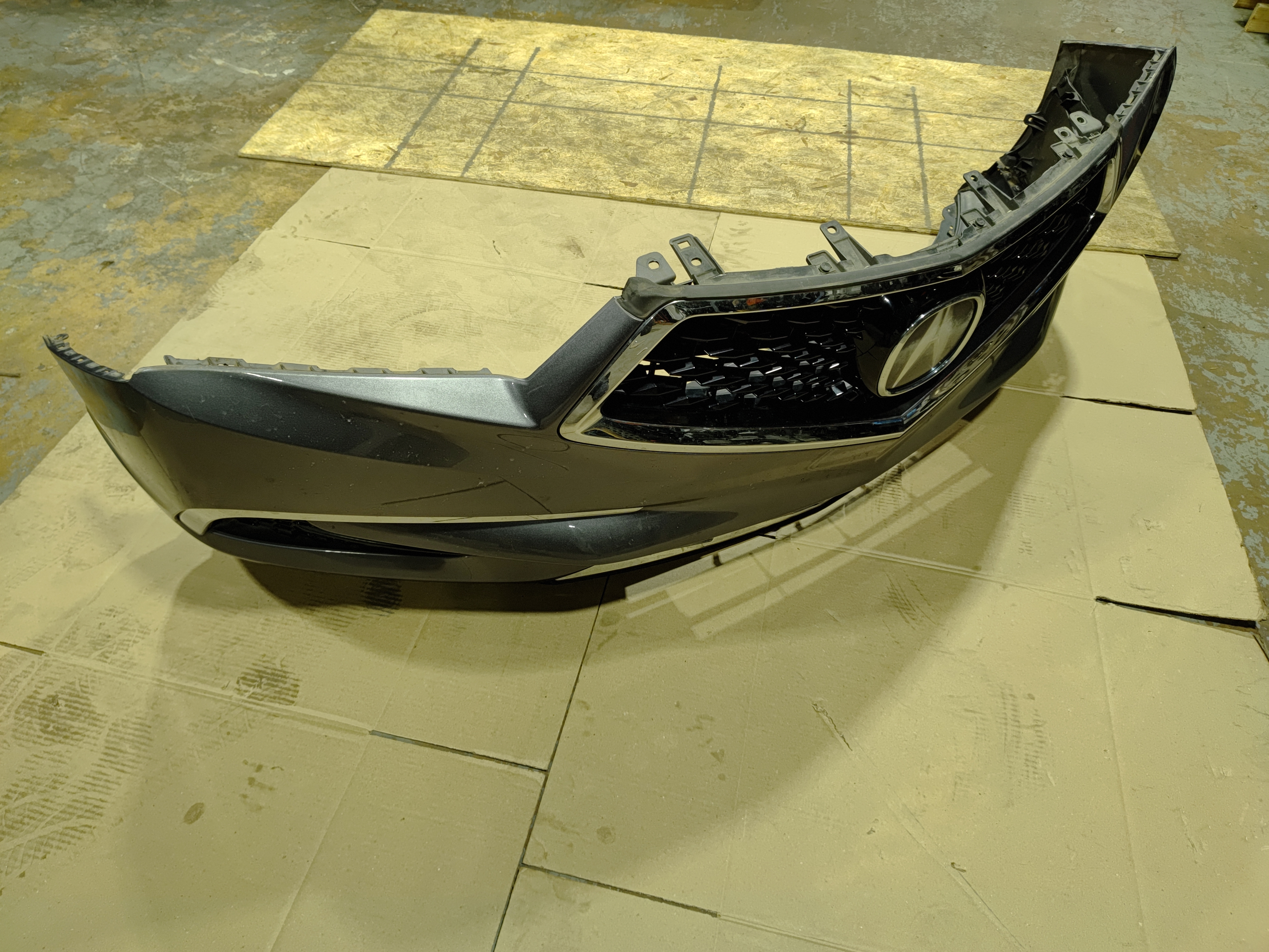 2017-2020 Acura MDX Front Bumper Assembly *NH797M* OEM Modern Steel Metallic