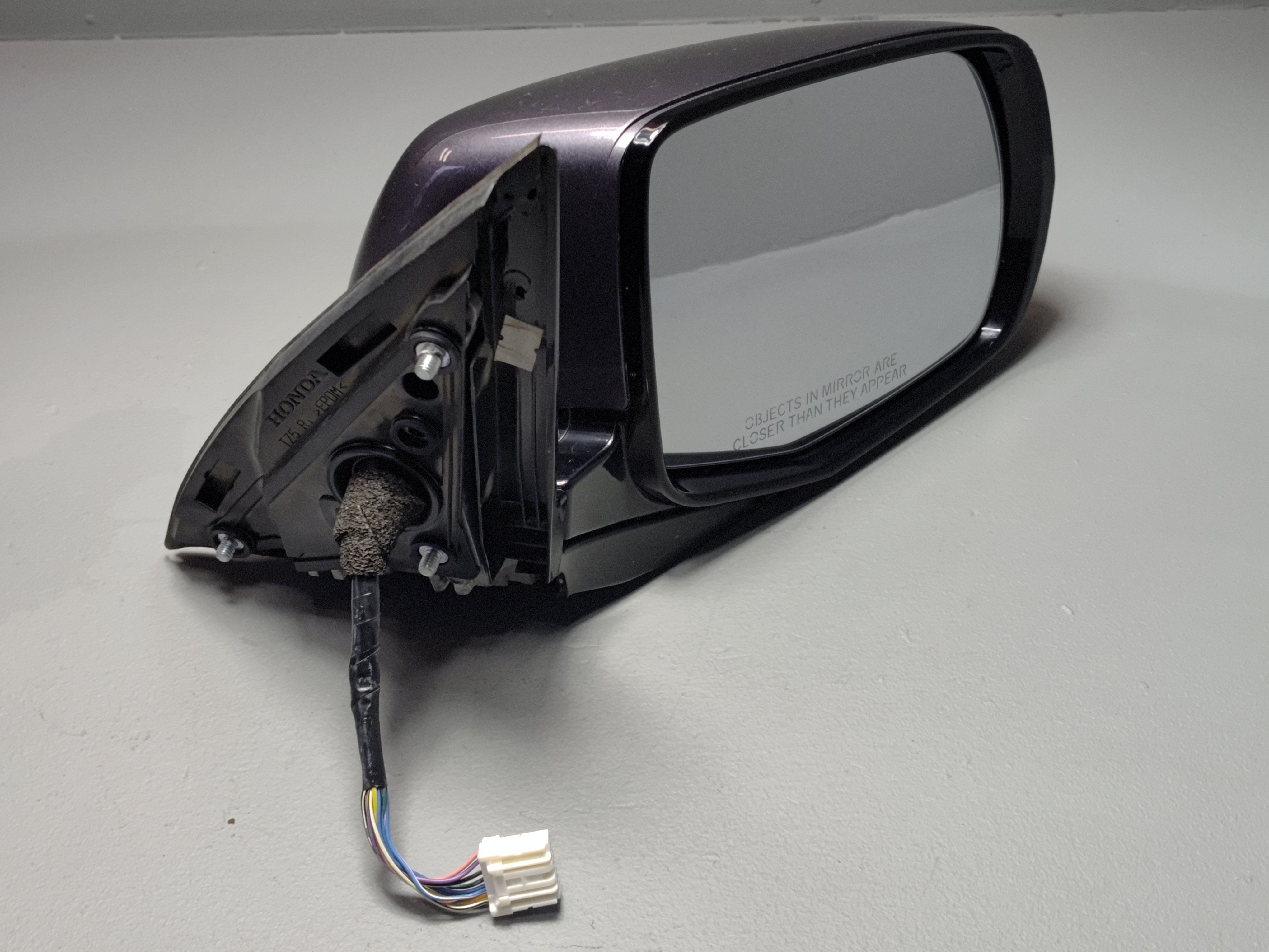 2017 ACURA MDX FRONT RIGHT PASSENER DOOR REAR VIEW MIRROR NH797M OEM