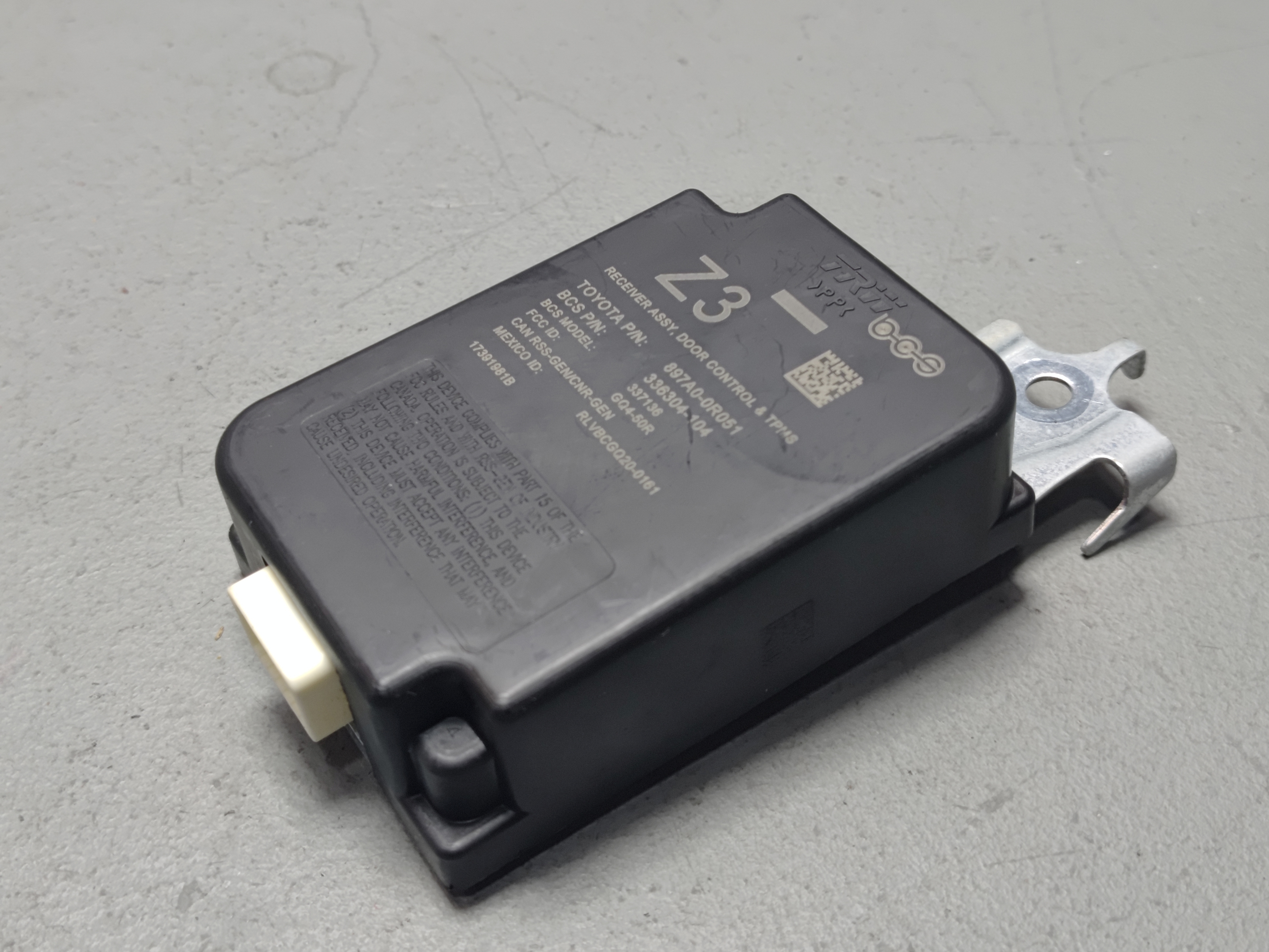 2021-2022 TOYOTA RAV4 TIRE PRESSURE MONITORING SYSTEM TPMS OEM