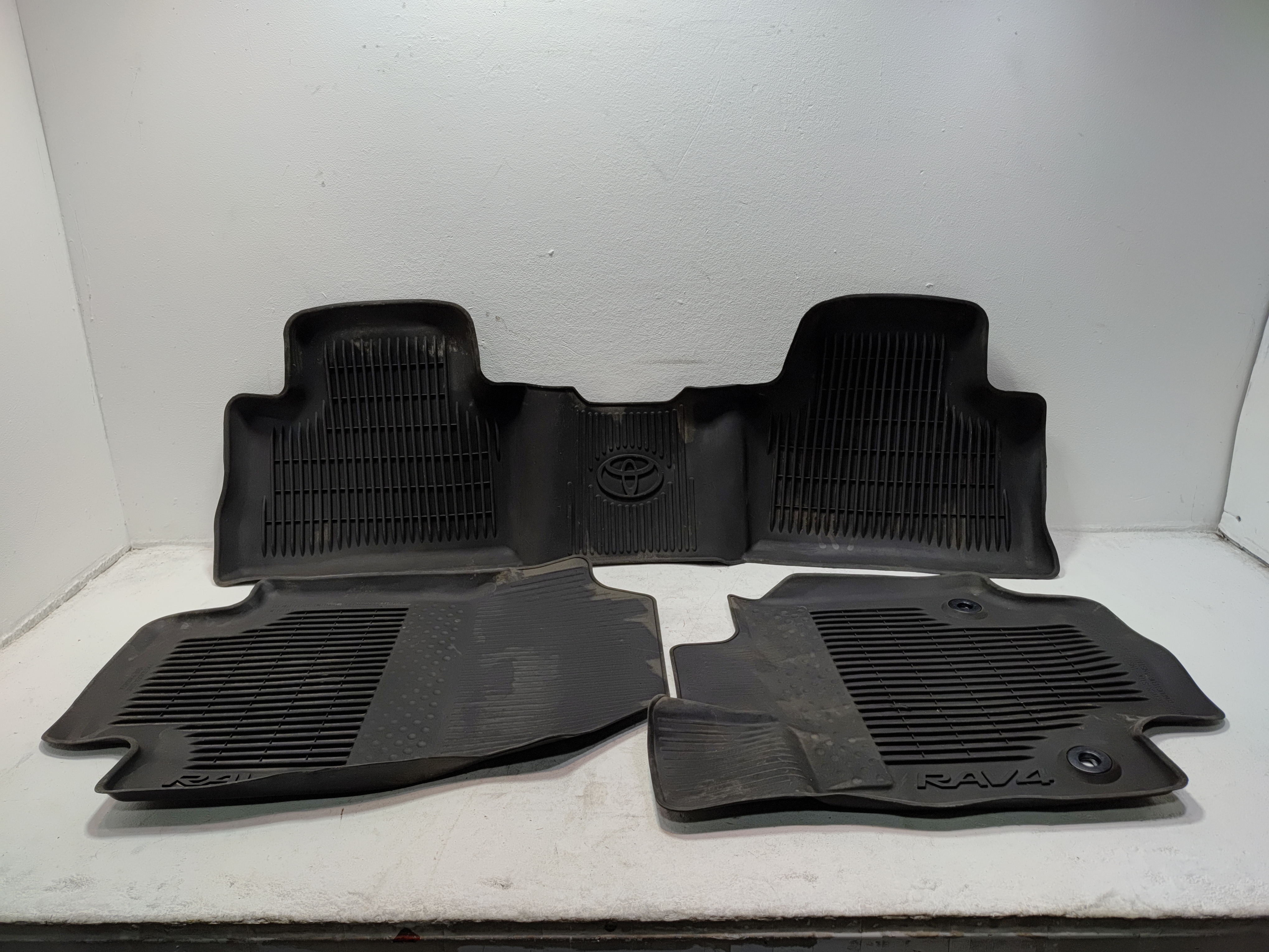 2019-2025 TOYOTA RAV4 ALL WEATHER INTERIOR FLOOR RUBBER LINER MAT 3PCS OEM