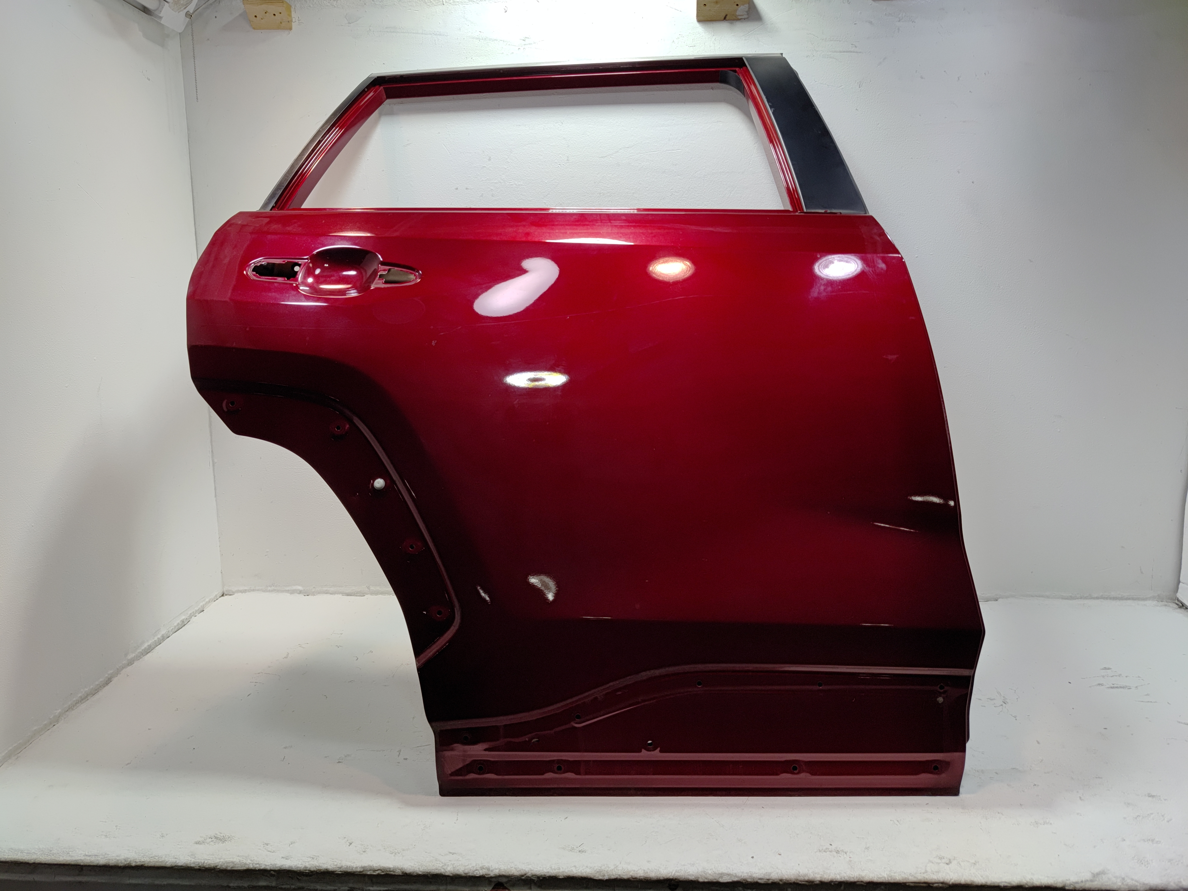 2019-2025 TOYOTA RAV4 REAR RIGHT PASSENGER SIDE DOOR SHELL PANEL RED 3T3 OEM