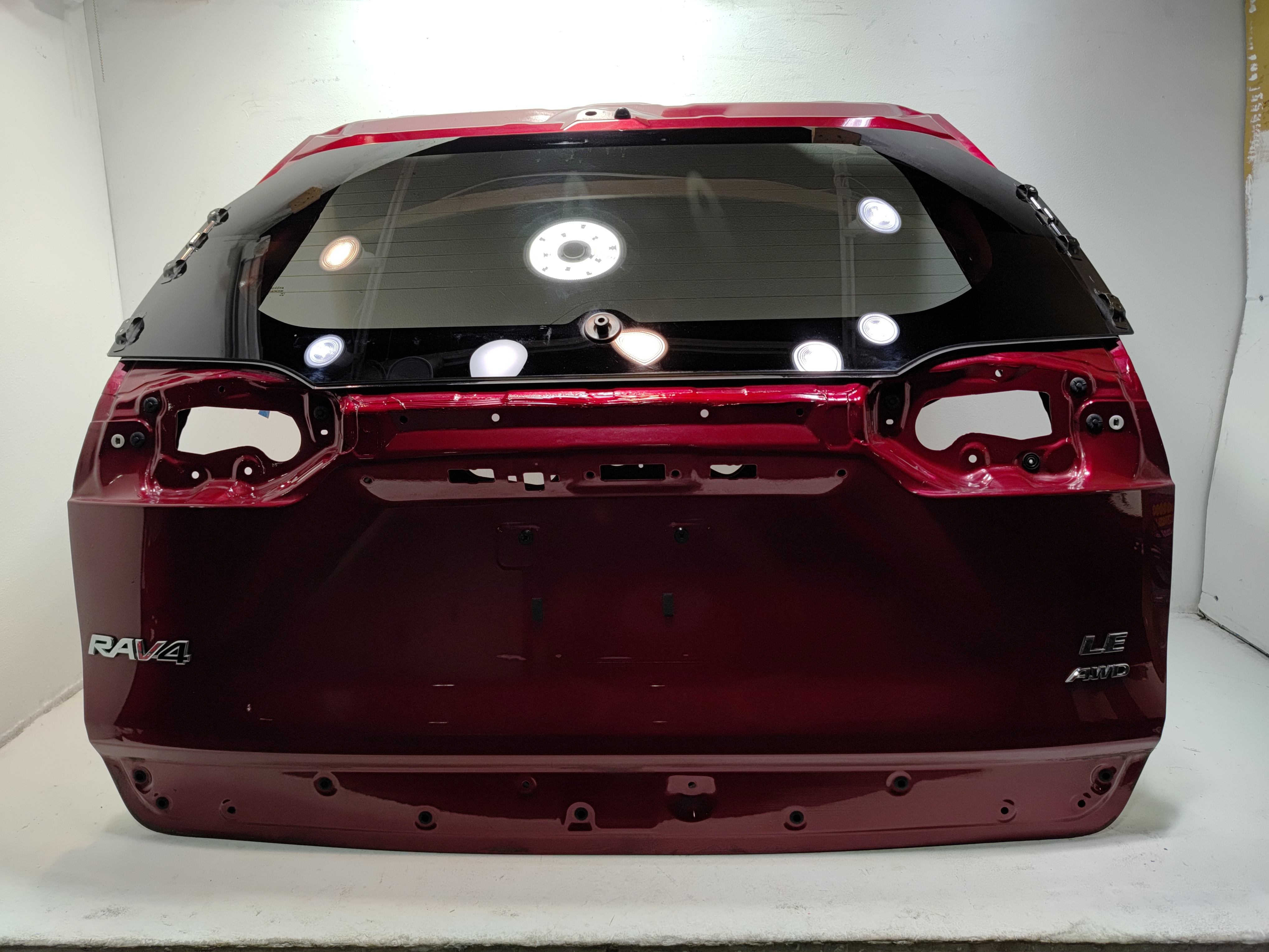 2019-2025 TOYOTA RAV4 REAR LIFTGATE SHELL COVER PANEL W/ GLASS RED 3T3 OEM