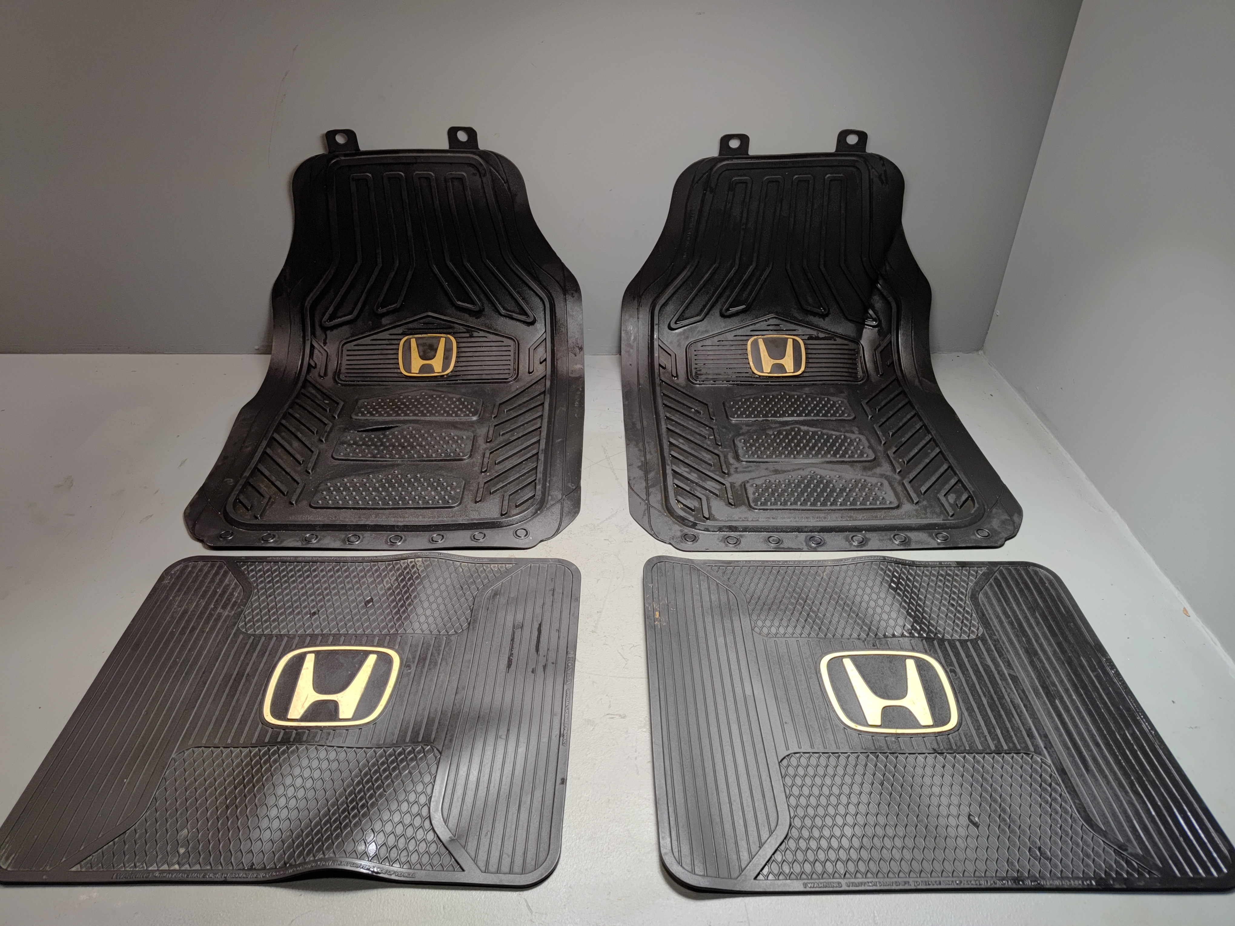 2016-2022 Honda Pilot Interior All-Season Rubber Floor Mats