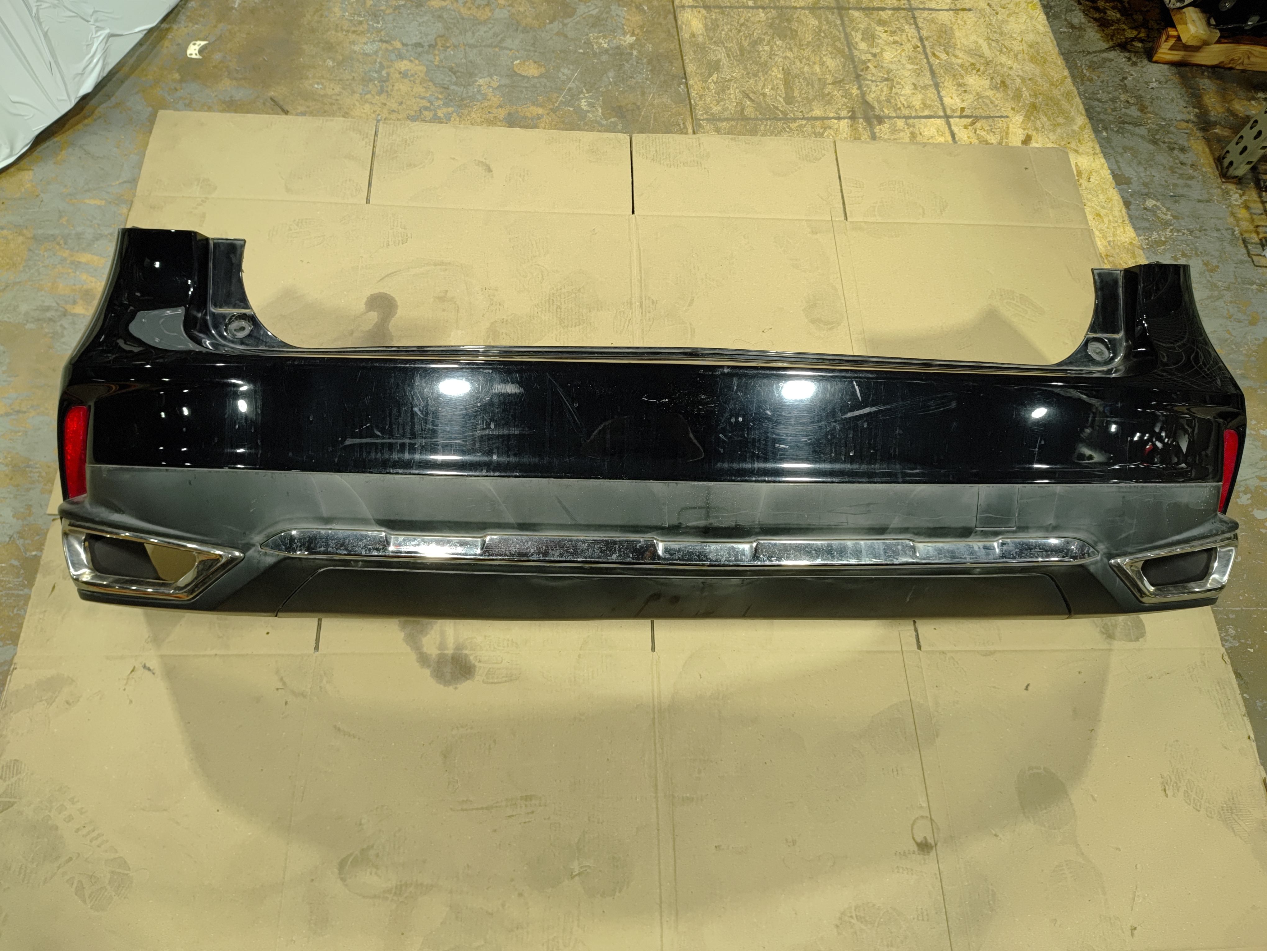 ACURA MDX 2017-2020 REAR BUMPER COVER PANEL & REFLECTOR LIGHT LAMPS OEM =NH731P=