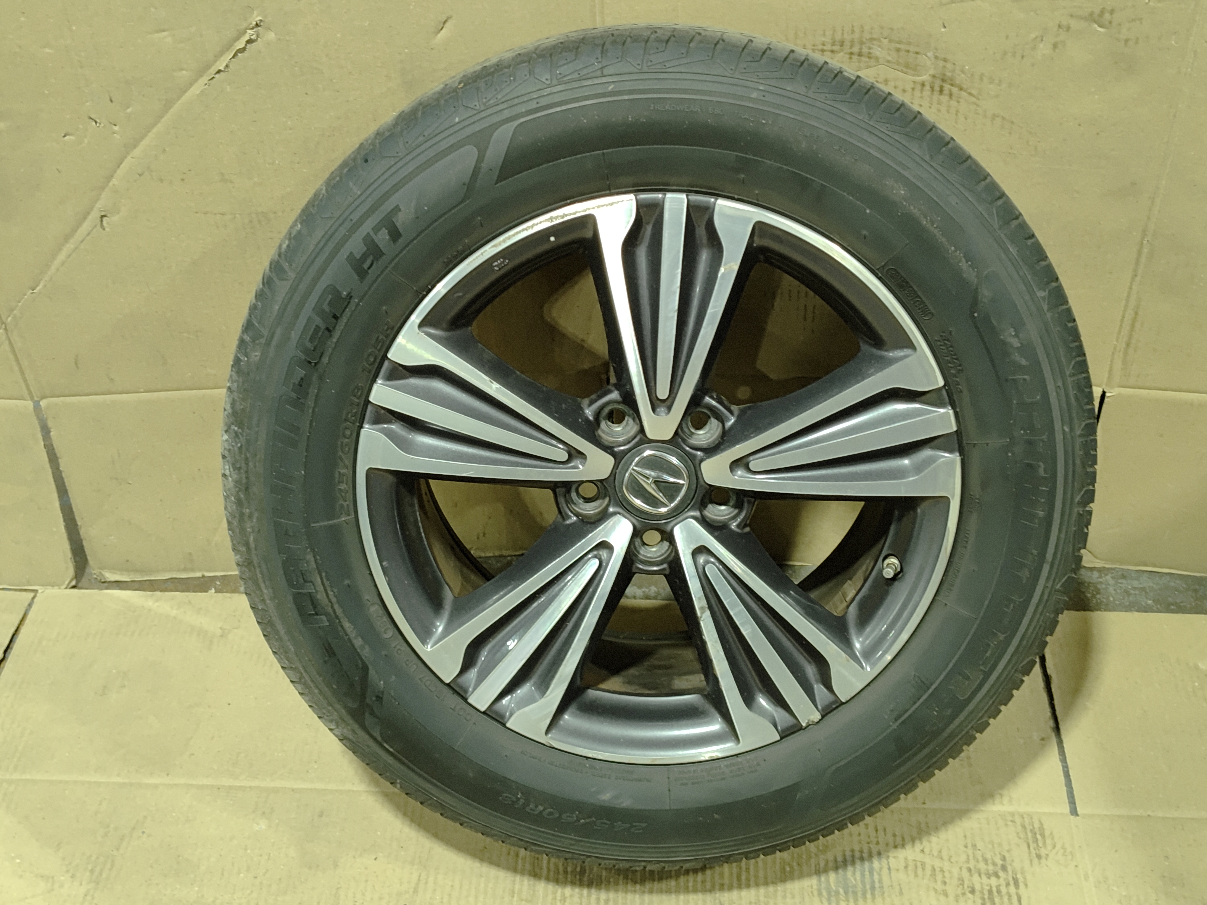 2017-2018 Acura MDX Alloy Wheel Rim R18 8J 245/60 OEM