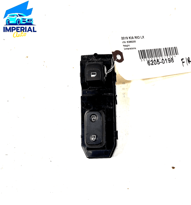 KIA RIO LX 2018-2023 FRONT PASSENGER SIDE DOOR LOCK UNLOCK & WINDOW SWITCH 