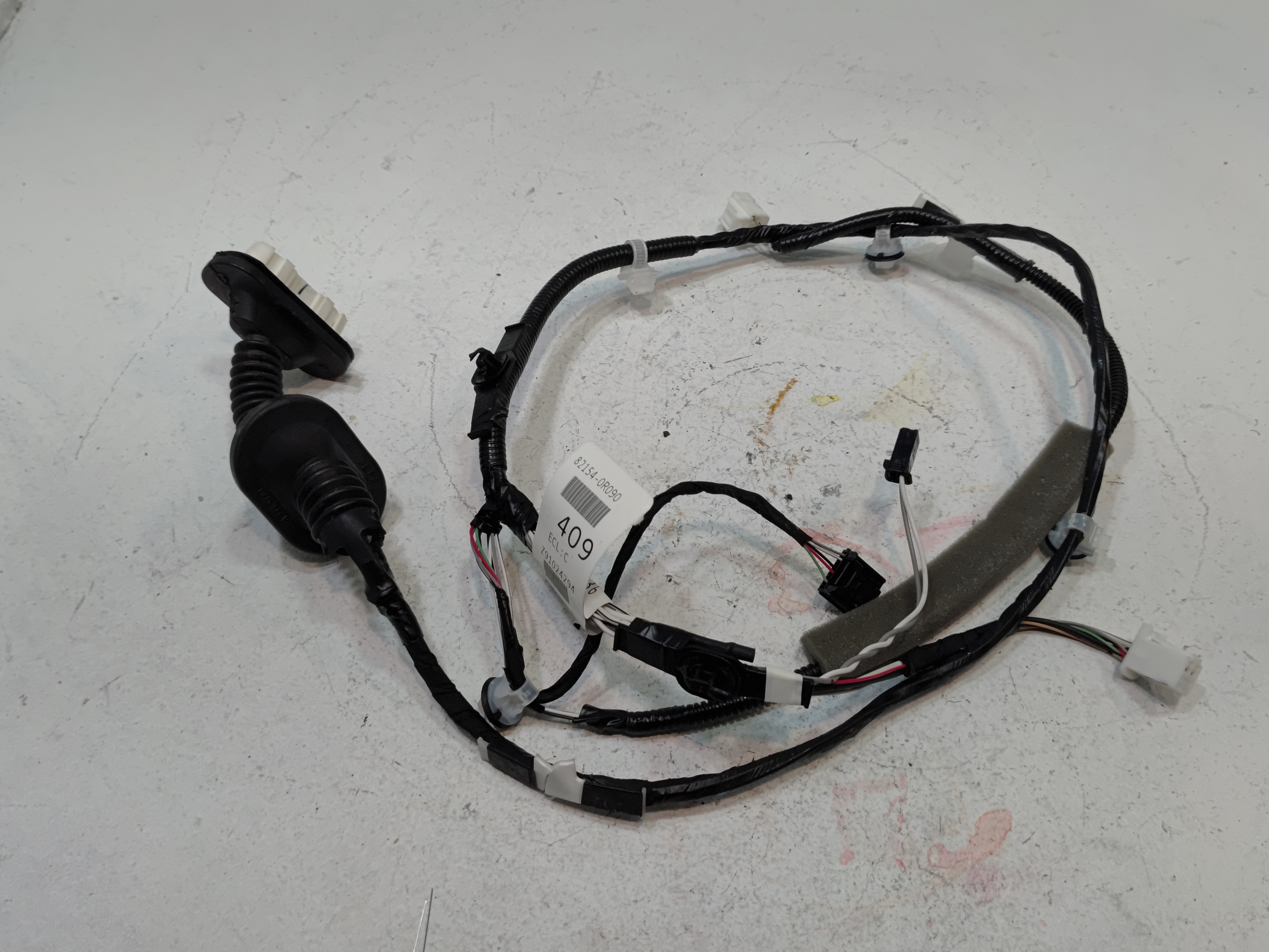 2019-2022 TOYOTA RAV4 REAR LEFT DRIVER SIDE DOOR WIRE WIRING HARNESS OEM