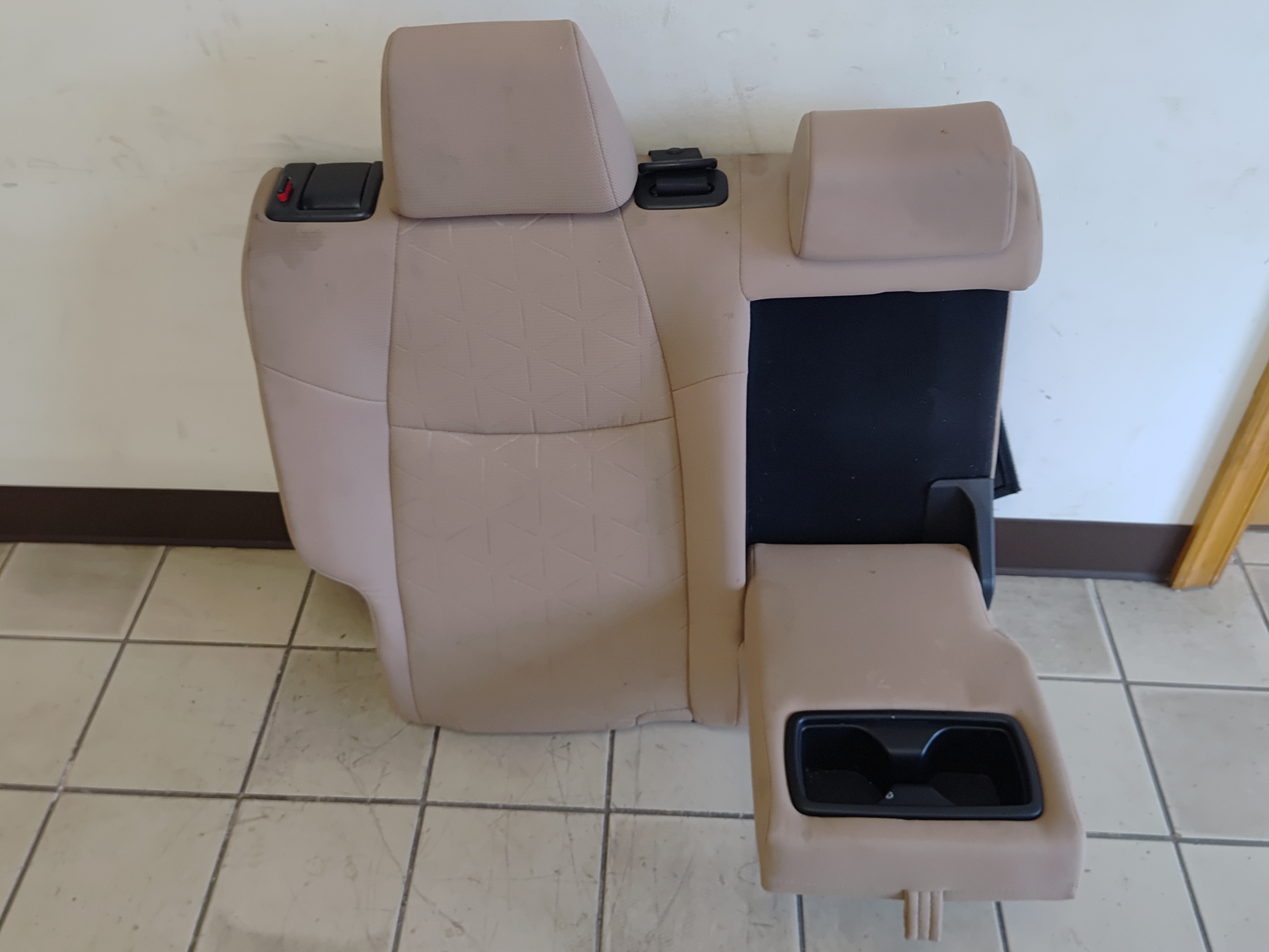 2019-2025 Toyota Rav4 Rear Right Side Upper Back Seat Cushion Cloth Beige OEM