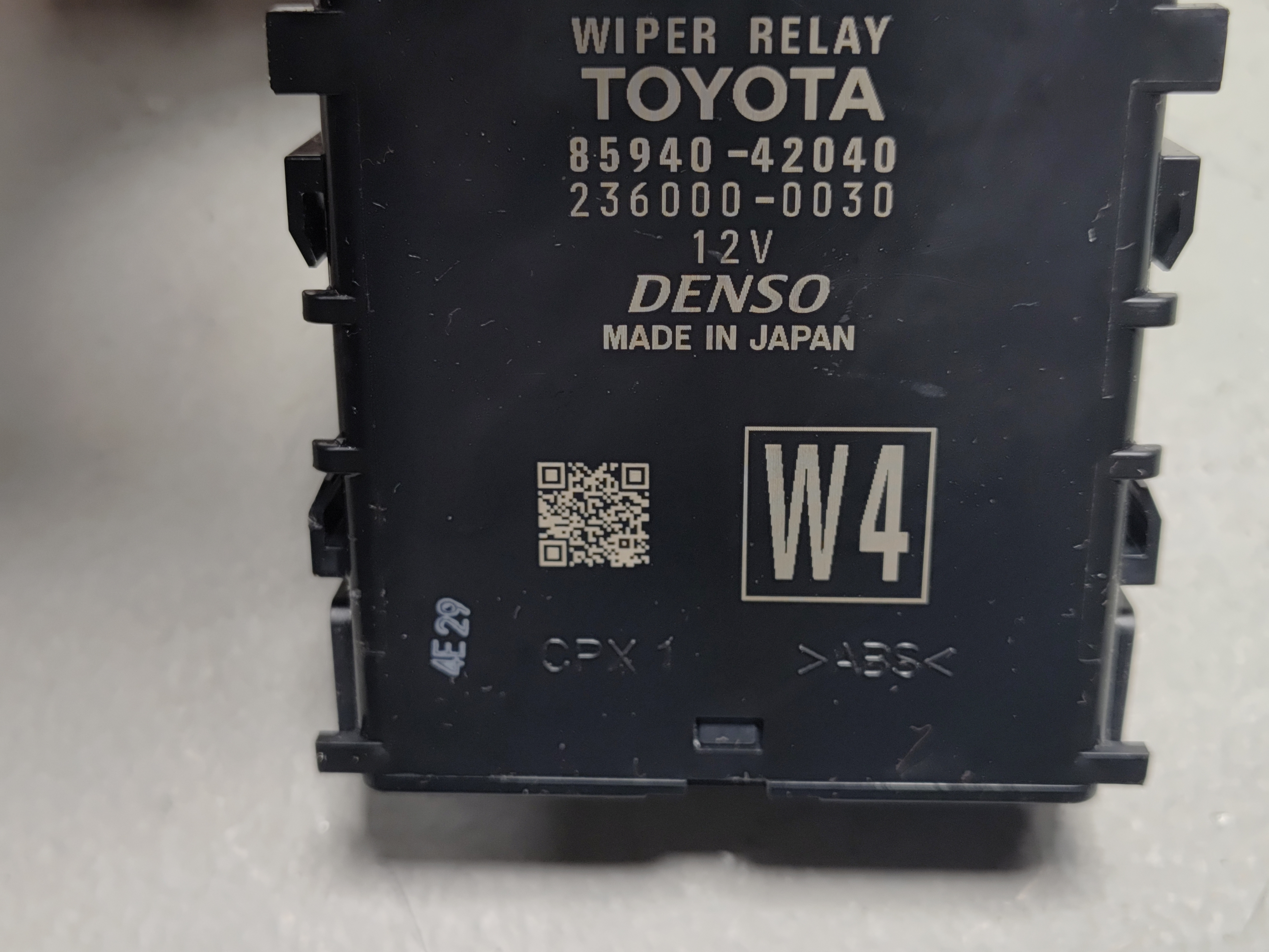 2019-2024 TOYOTA RAV4 WINDSHIELD WIPER RELAY COMPUTER CONTROL MODULE UNIT OEM