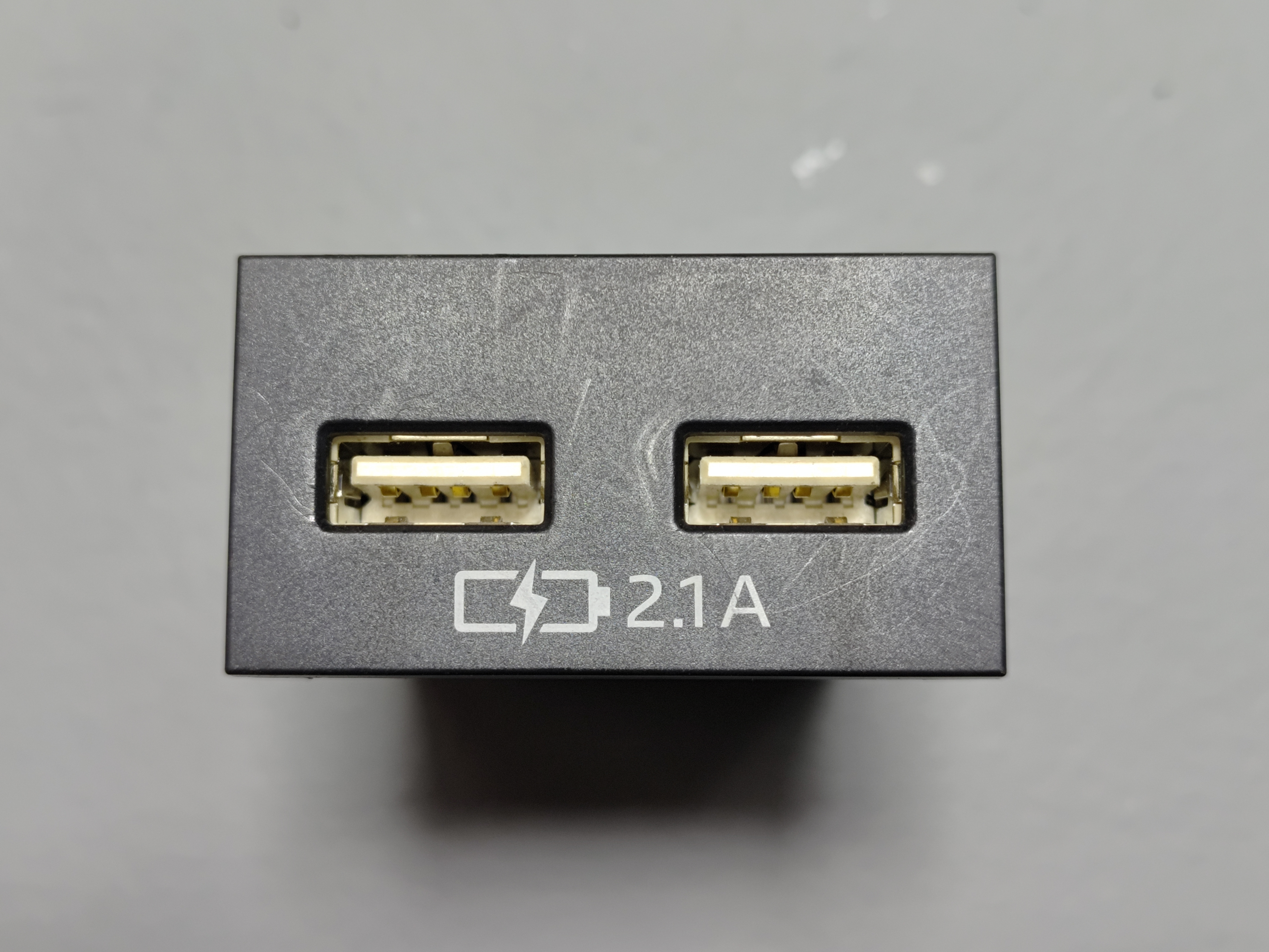 20-22 Toyota RAV4 Hybrid Center Console Forward Dual USB Port Power Outlet OEM