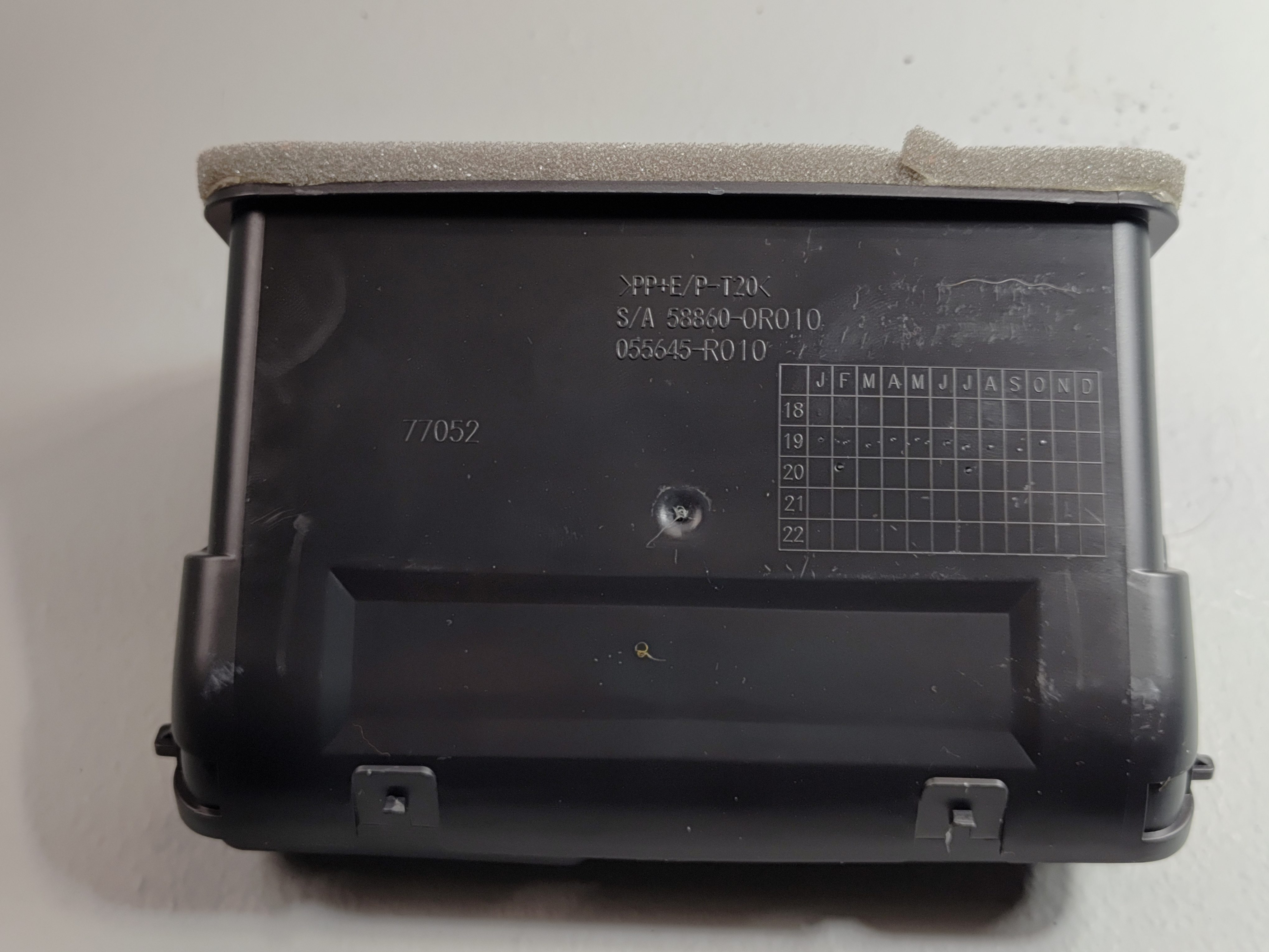 2019-2025 Toyota RAV4 Center Console Rearward Back Air Vent Grille OEM