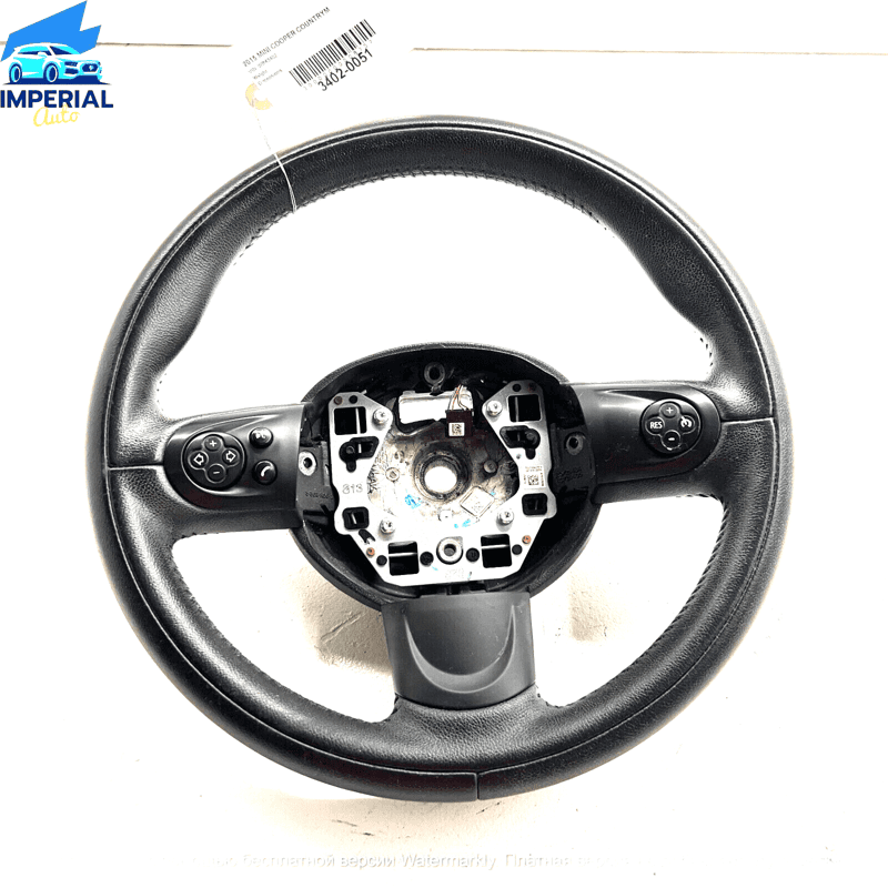 Multi-Function Steering Wheel Black Leather OEM Mini Cooper R60 2007-2016