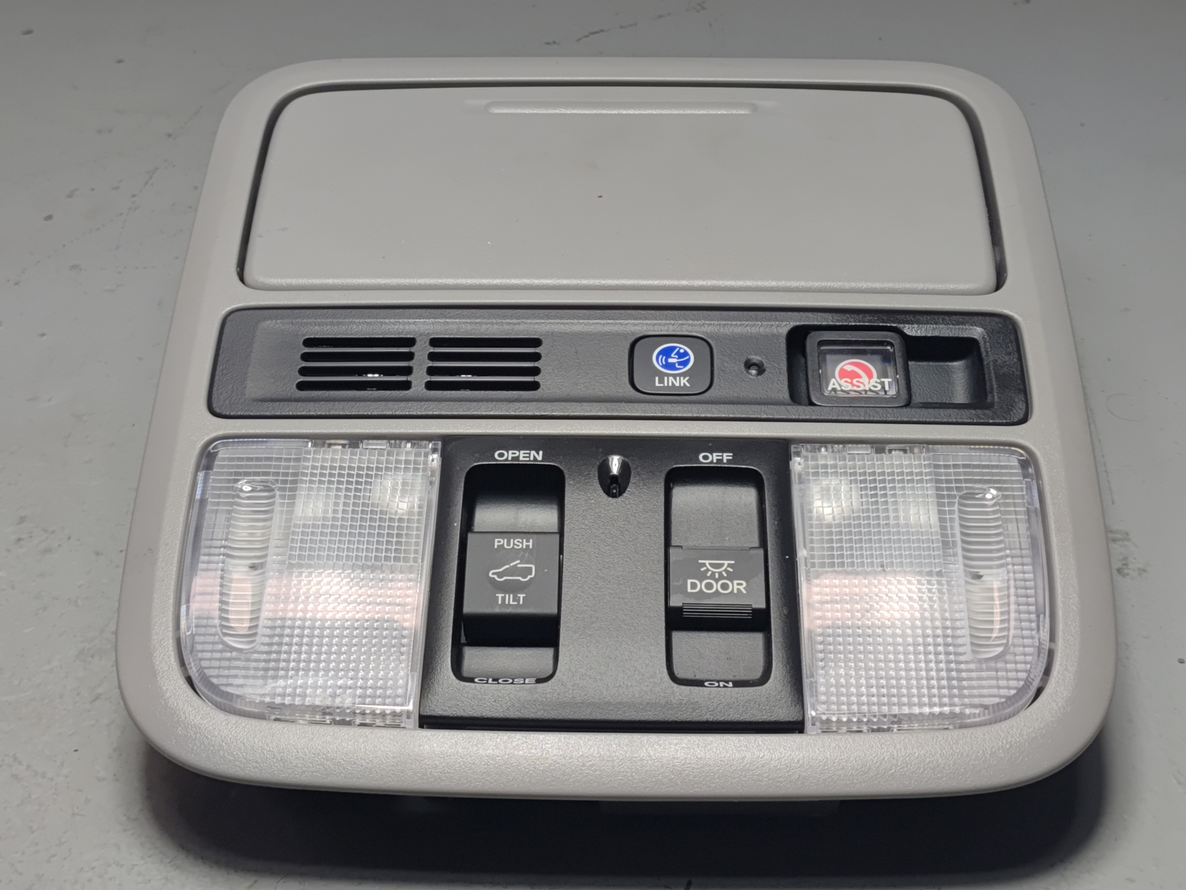2016-2022 HONDA PILOT ROOF OVERHEAD CONSOLE DOME LIGHT READING LAMP SWITCH OEM
