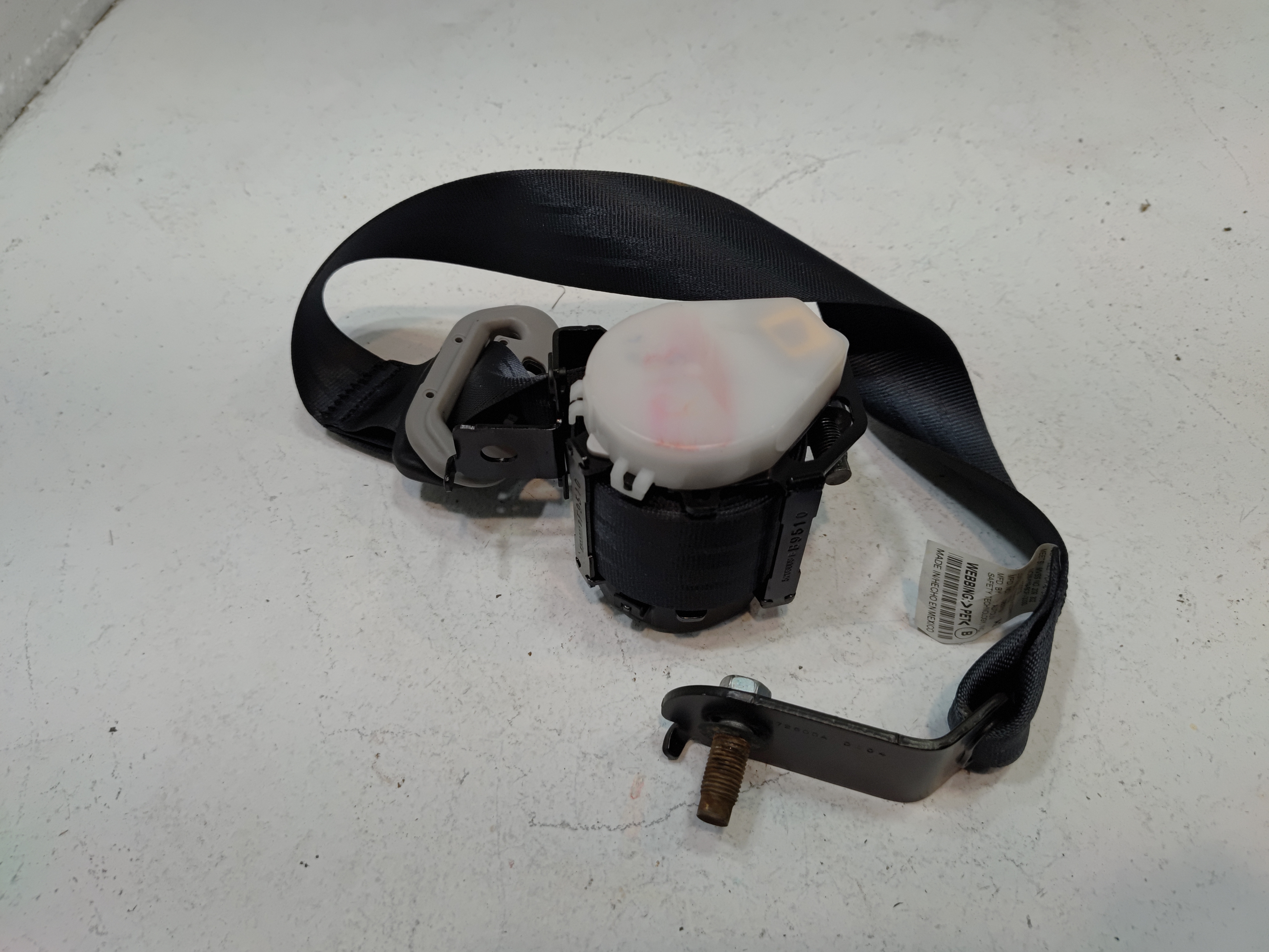 19-22 Honda Pilot Rear Second 2nd Row Passenger Side Seatbelt Retractor OEM Gray