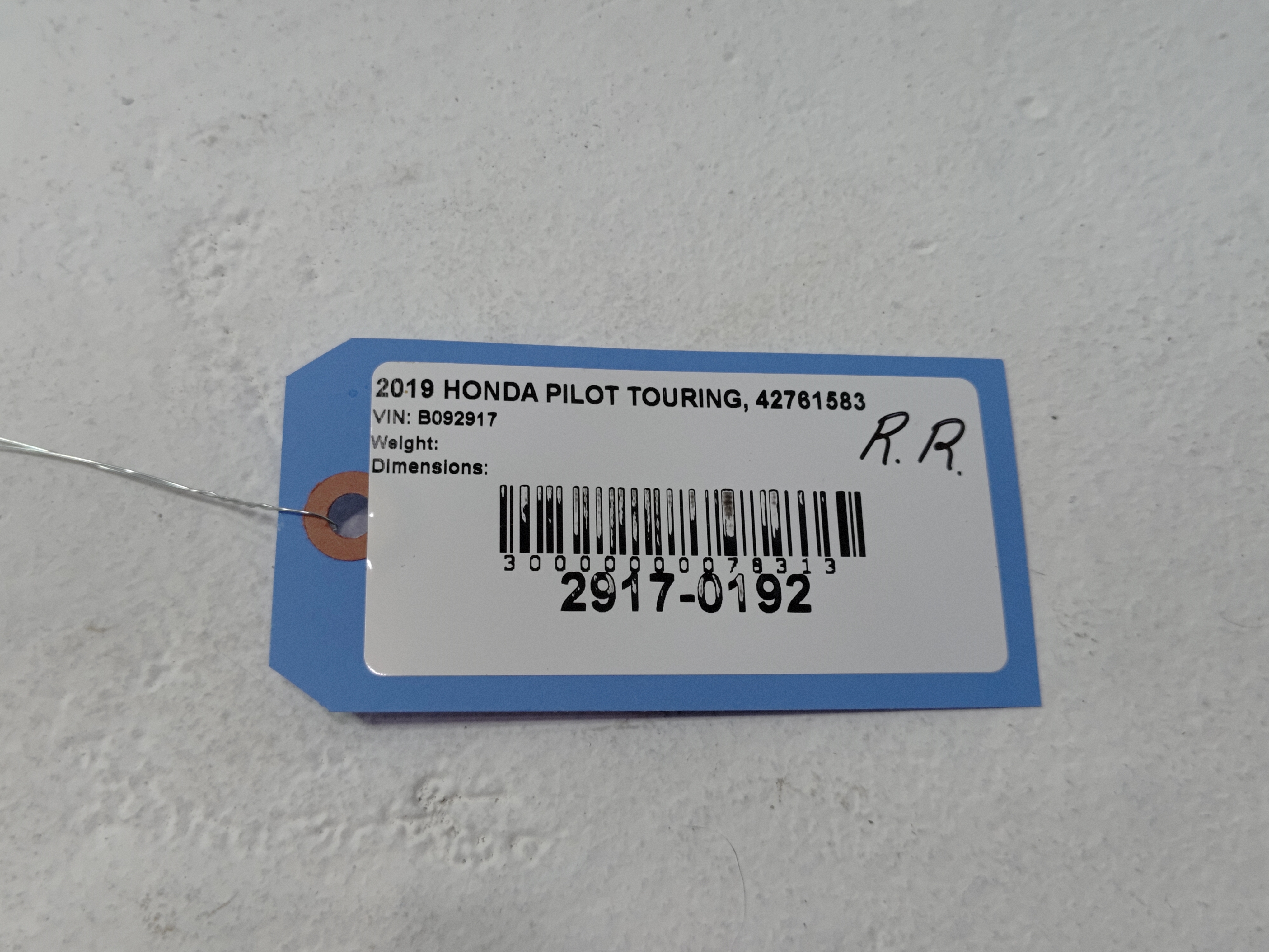 REAR PASSENGER SIDE DOOR OUTER HANDLE CAP *CHROME* 2016-2022 HONDA PILOT  OEM