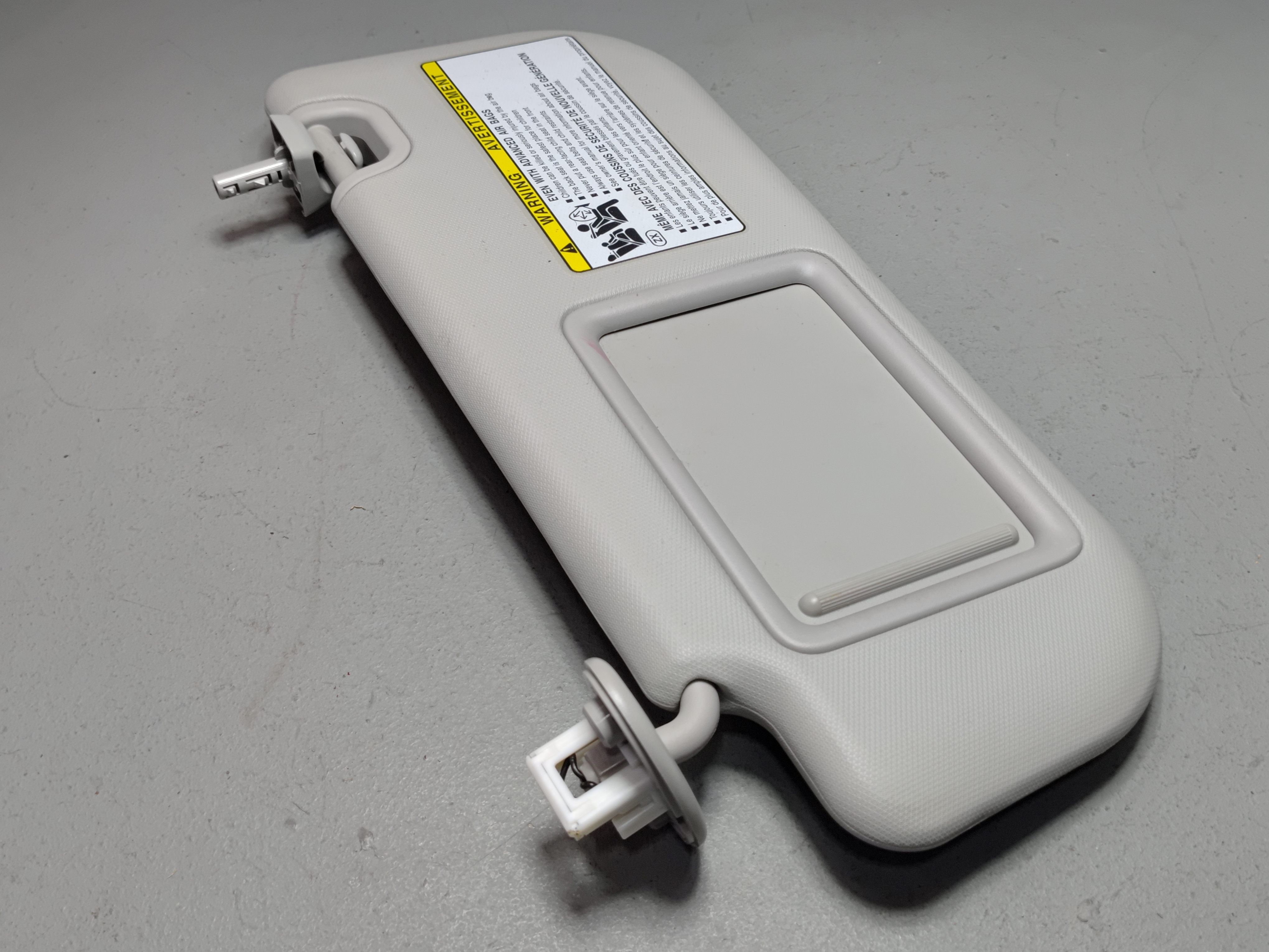 2019-2025 Toyota RAV4 Front Windshield Driver Side Sun Visor Sunvisor OEM Gray