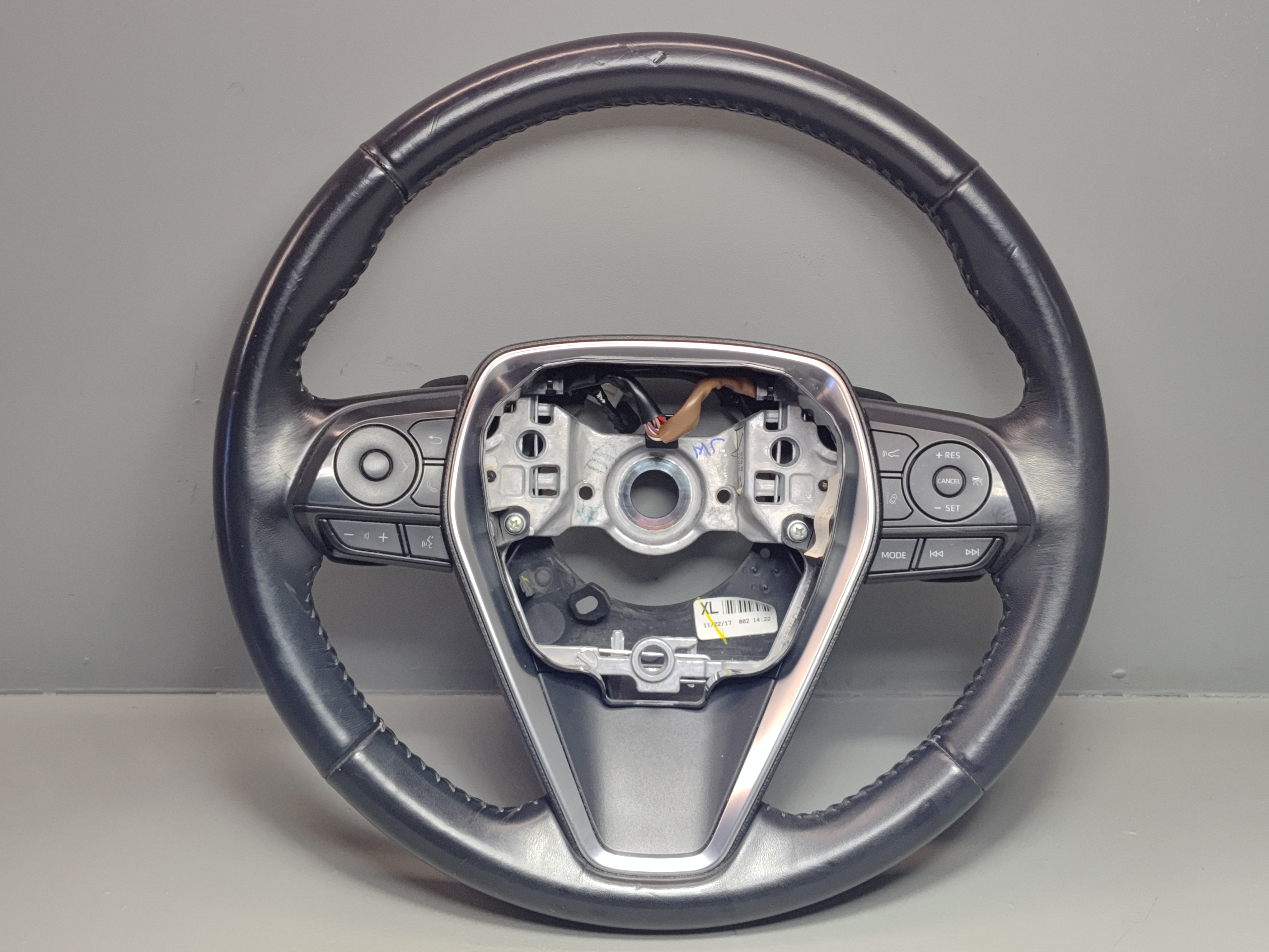 2018-2024 Toyota Camry Leather Black Steering Wheel w/Paddle Shifter OEM