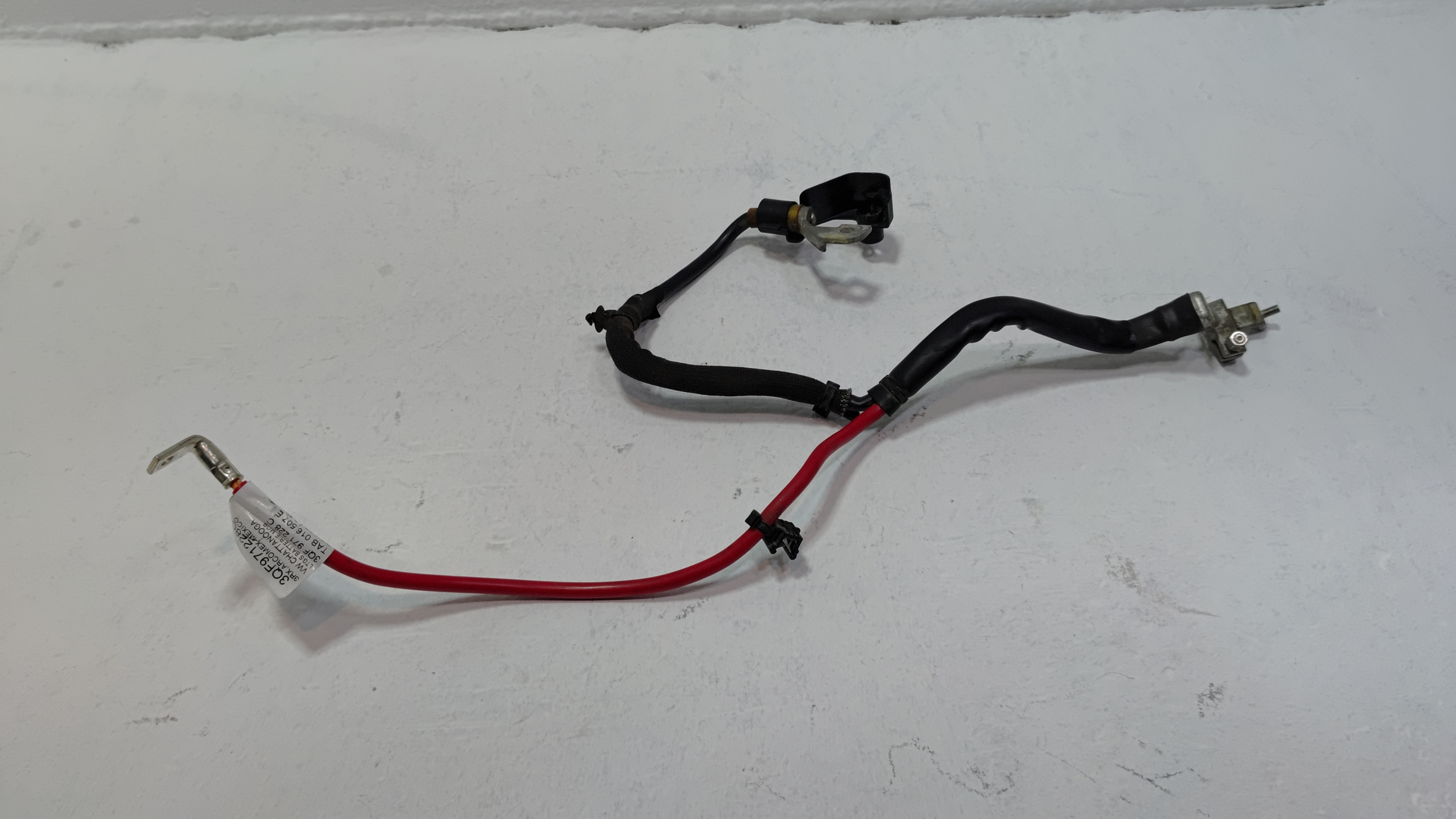 2019-2021 VOLKSWAGEN ATLAS POSITIVE STARTER SUB BATTERY CABLE WIRE HARNESS OEM