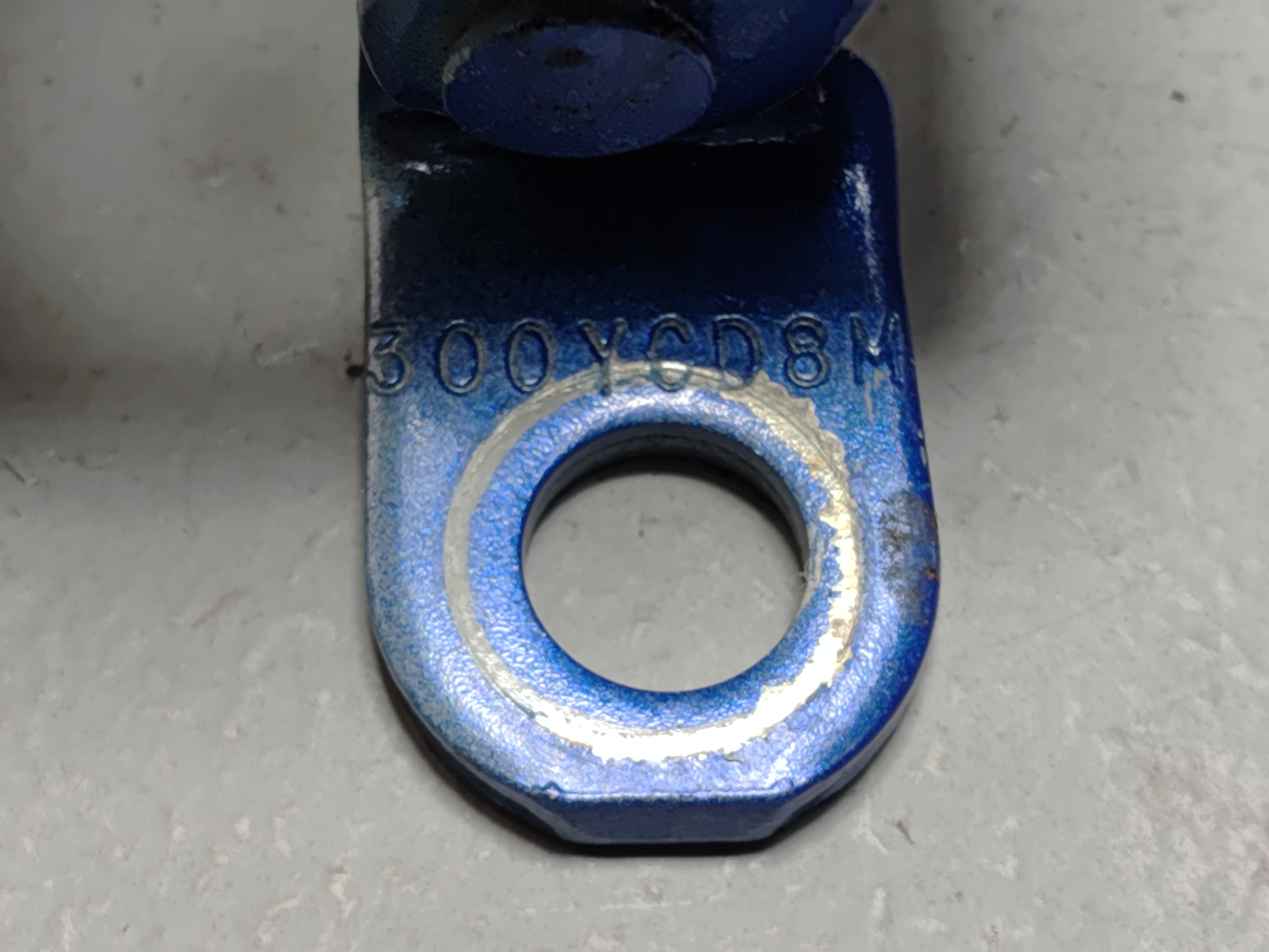 2012-2020 HONDA CIVIC FRONT RIGHT PASSENGER DOOR UPPER HINGE *B593M* BLUE OEM