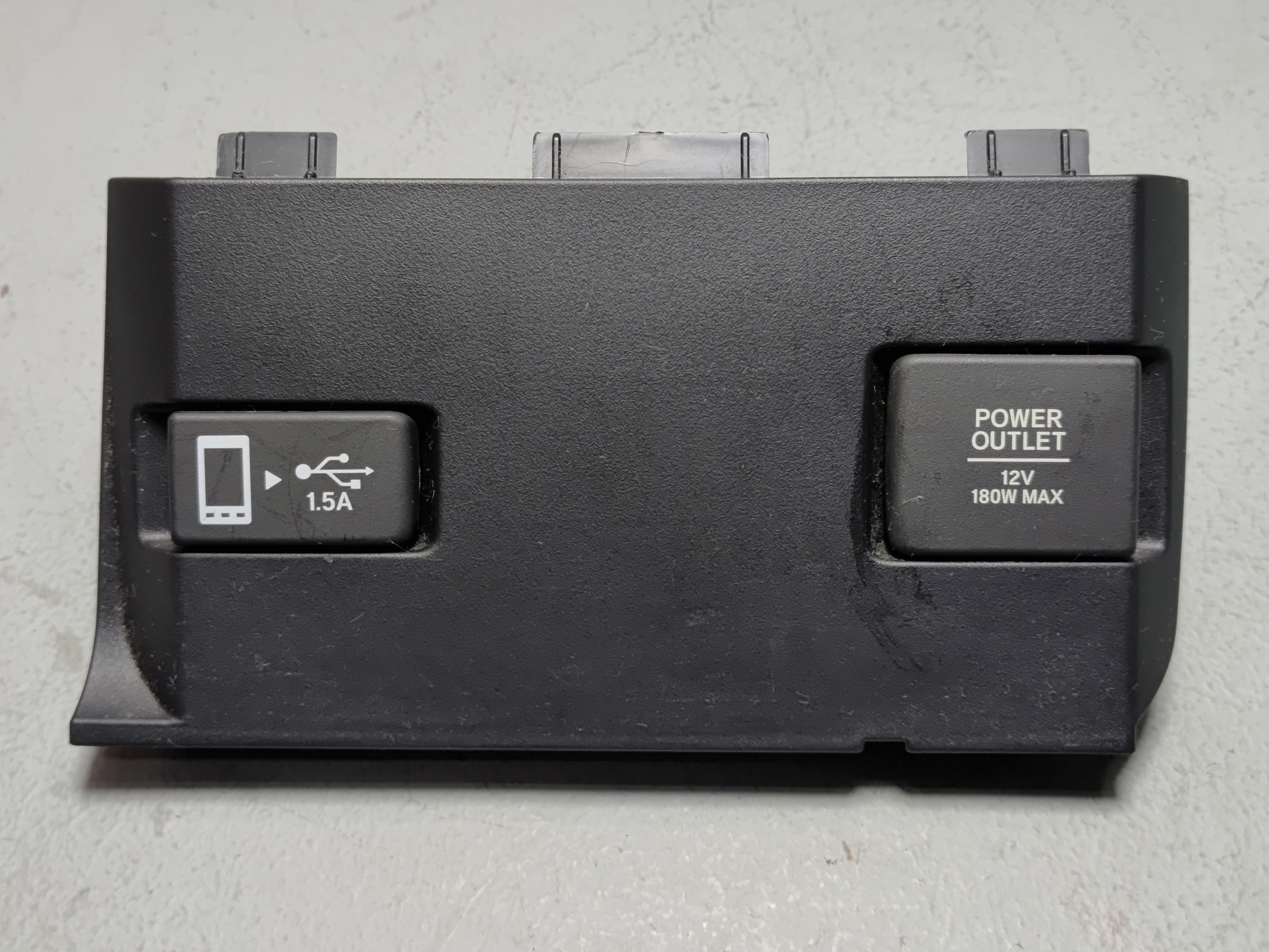 2016-2021 Honda Civic Center Console Trim Cover Panel w/ Power Outlet OEM