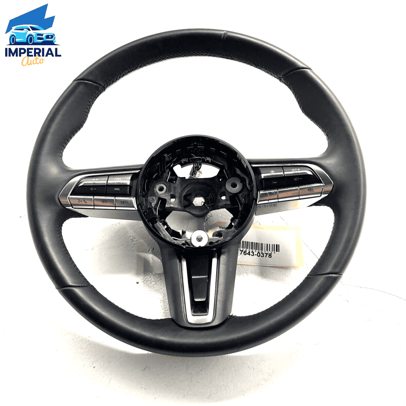 2023 MAZDA 50-CX LEATHER STEERING WHEEL & SWITCH BUTTON OEM - 15K MILES -