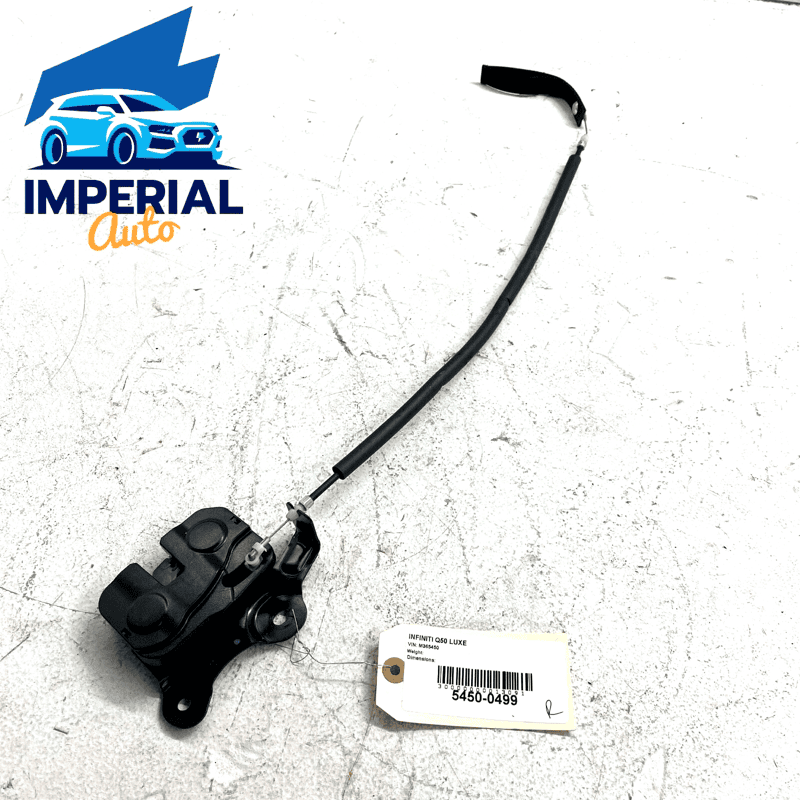 Infiniti Q50 2014-2020 Rear Right Seat Latch Lock Release Cable Pull Strap 