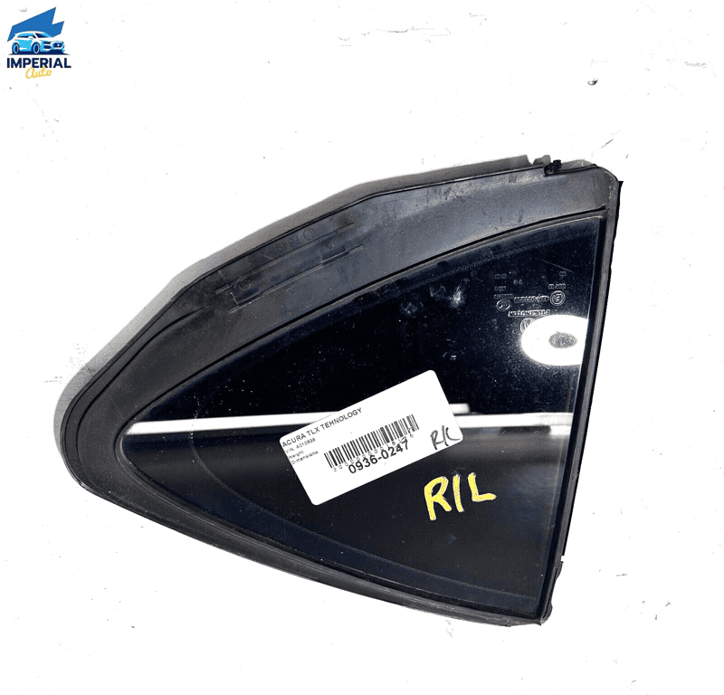 REAR LEFT DRIVER DOOR QUARTER WINDOW GLASS OEM 15-20 ACURA TLX A-SPEC