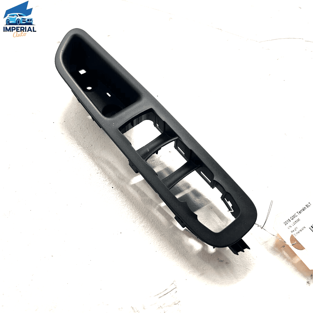 2018-23 GMC Terrain Front Left Driver Door Armrest Switch Mount Panel Plate