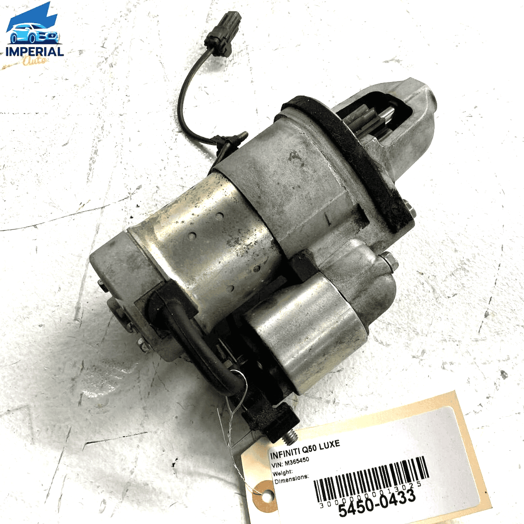 2016-2019 Infiniti Q50 3.0L Engine Starter Motor OEM 86K