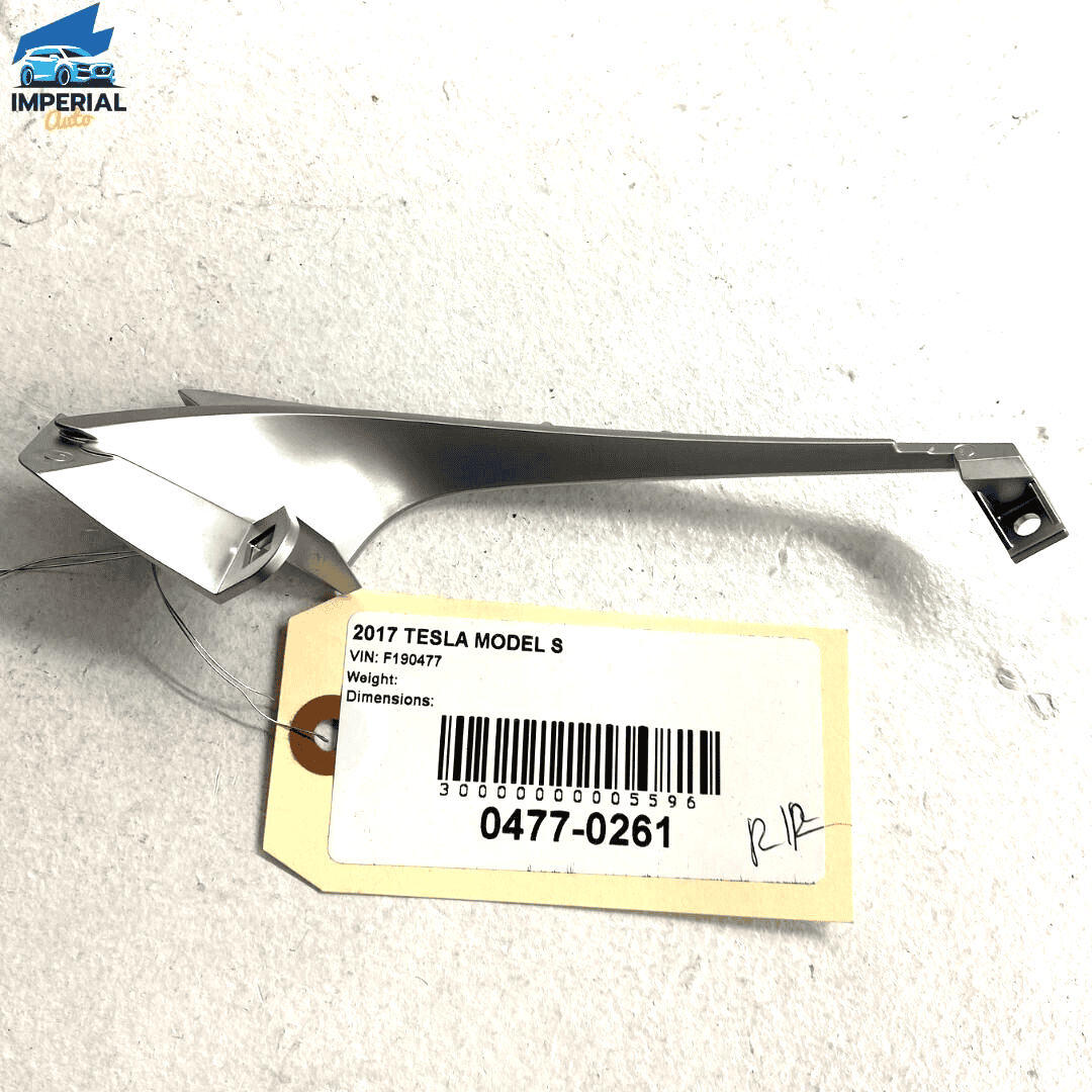 2017-20 Tesla Model S Rear Right Passenger Side C Pillar Middle Crome Bezel