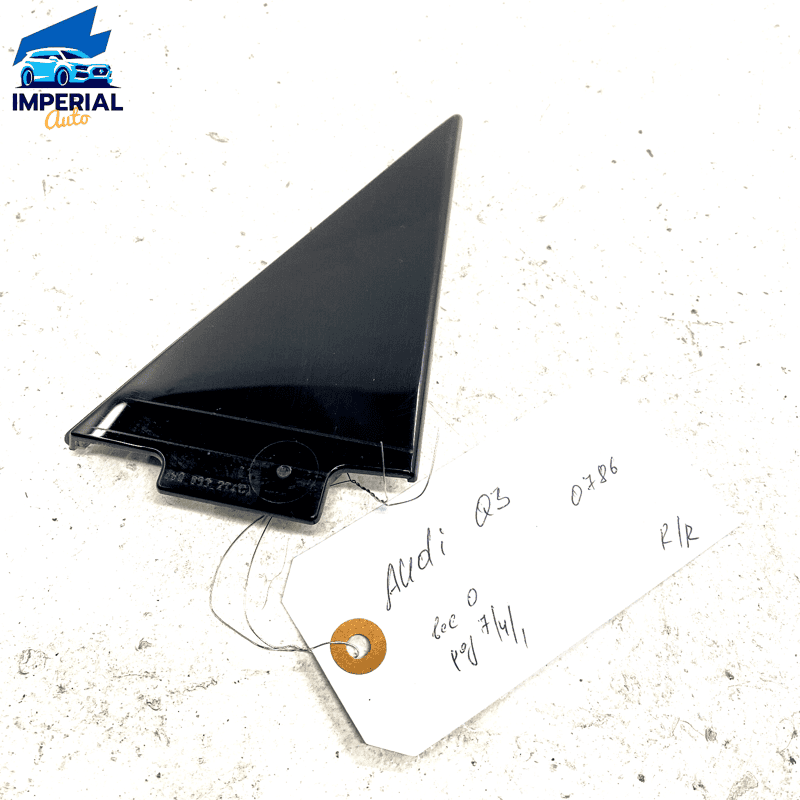 2015-2018 AUDI Q3 REAR RIGHT SIDE DOOR WINDOW CORNER COVER TRIM MOLDING OEM