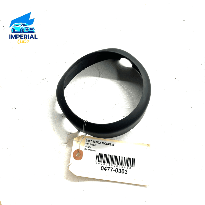 TESLA MODEL S STEERING WHEEL COLUMN SHROUD UPPER & LOWER TRIM COVER OEM 17-