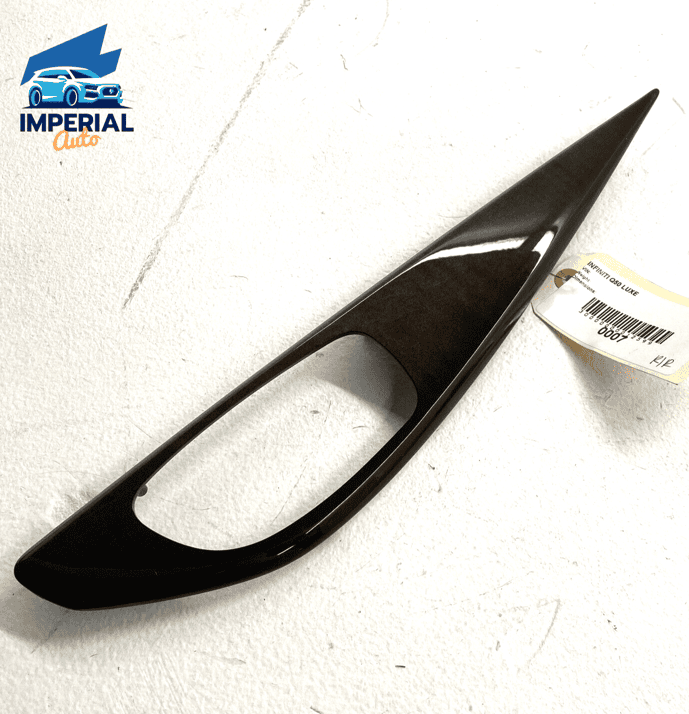 2014-2020 INFINITI Q50 REAR PASSENGER DOOR INTERIOR HANDLE WOOD BEZEL TRIM 