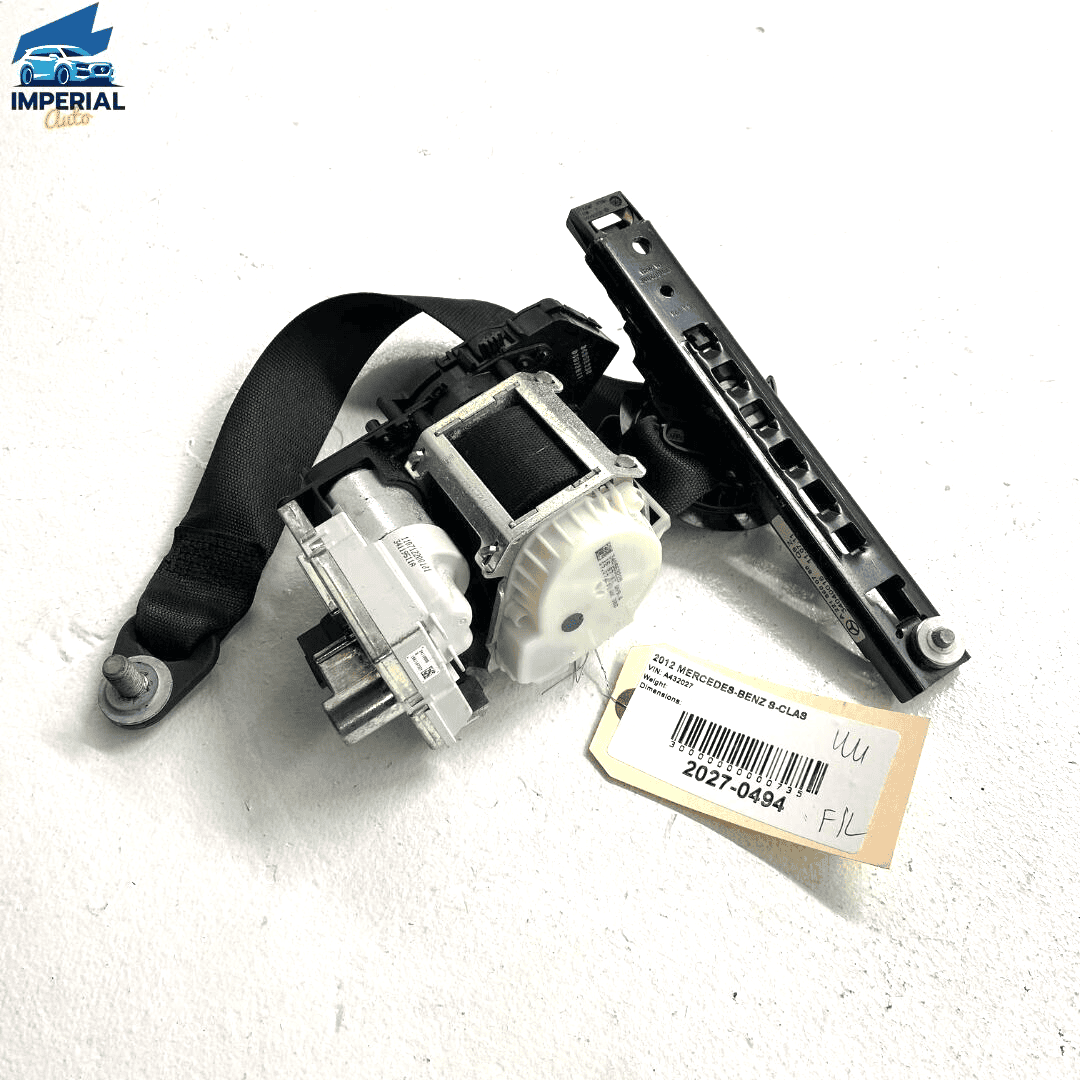2011-13 Mercedes W221 S550 Front Left Driver Side Seat Belt Retractor Black
