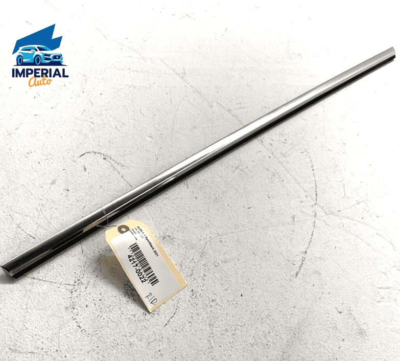AUDI 2018-2023 A5 SPORTBACK REAR PASSENGER SIDE DOOR WINDOW BELT MOLDING OE