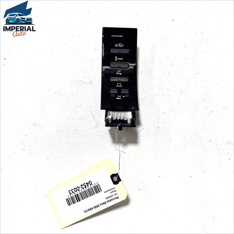 2007-2013 MERCEDES-BENZ S550 INSTRUMENT PANEL CLUSTER CONTROL SWITCH OEM