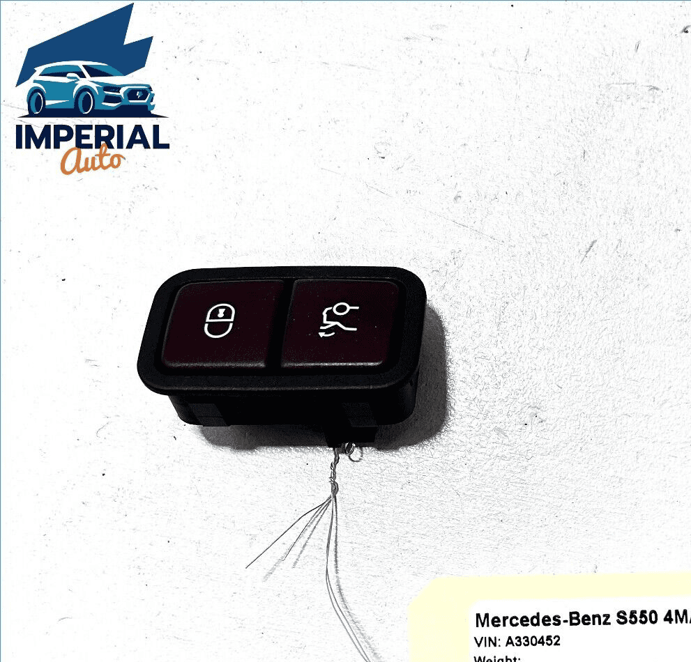 07-13 MERCEDES S550 W221 TAILGATE TRUNK LID RELEASE LOCK OPEN BUTTON SWITCH