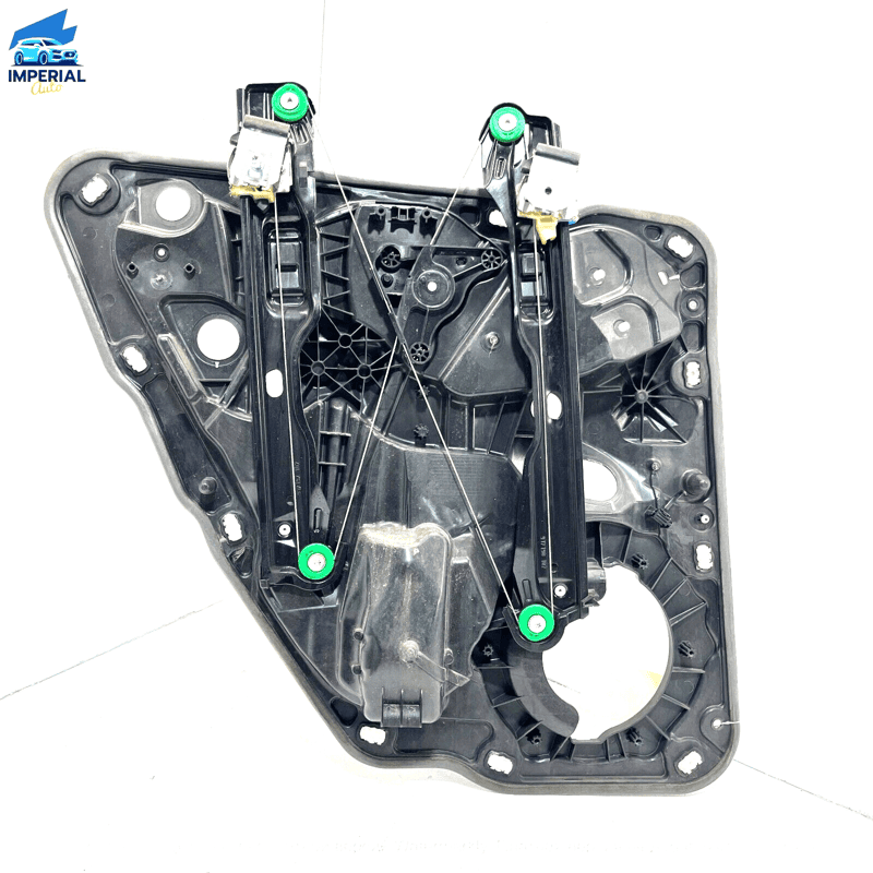 VOLKSWAGEN TOUAREG REAR RIGHT DOOR WINDOW REGULATOR & CARRIER OEM 2011 - 20