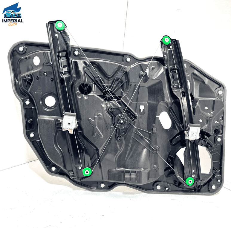 VOLKSWAGEN TOUAREG FRONT RIGHT DOOR WINDOW REGULATOR & CARRIER OEM 2011 - 2